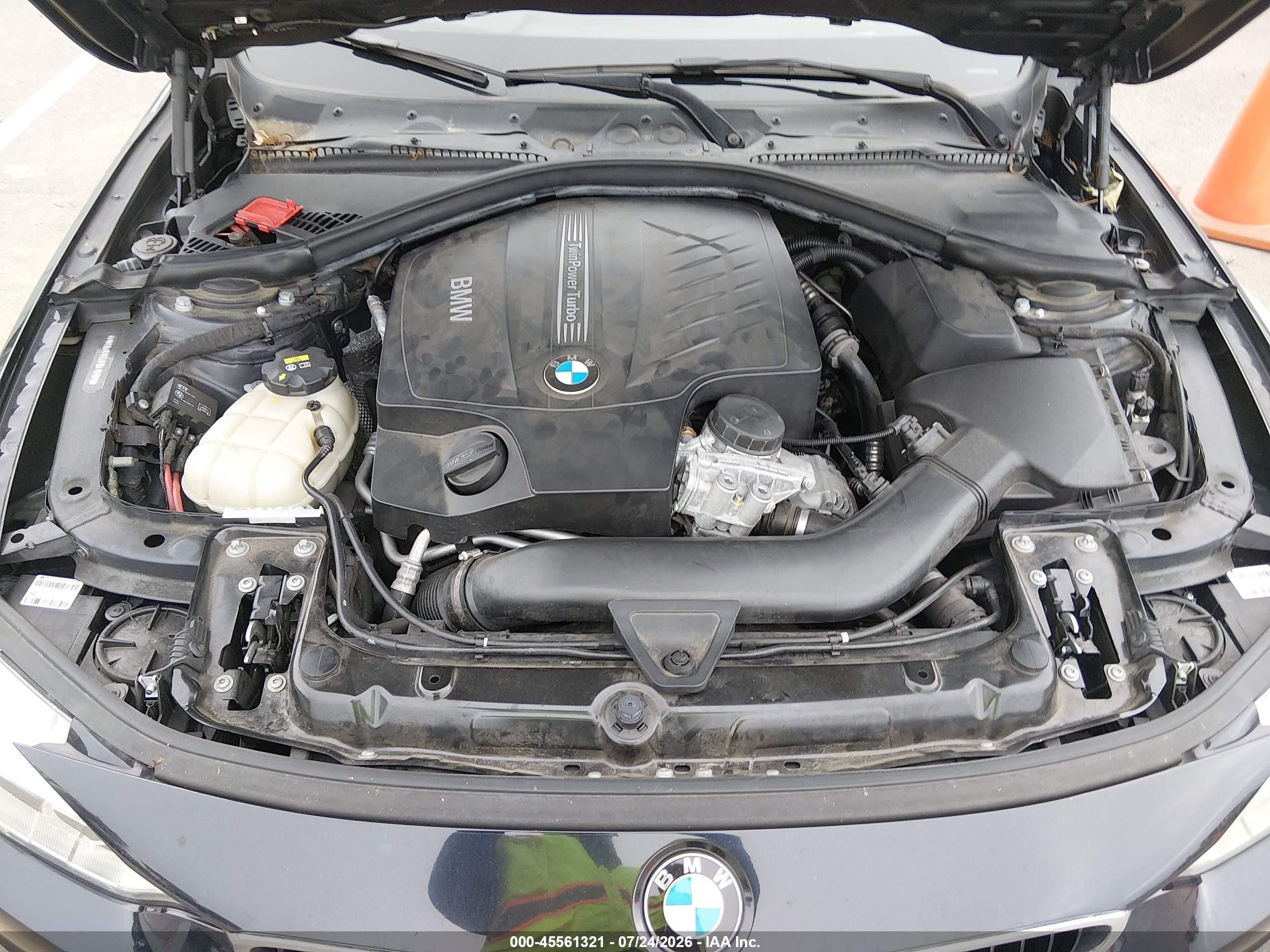 2015 Bmw 435i Gran Coupe Dark Blue vin: WBA4B1C57FD418191