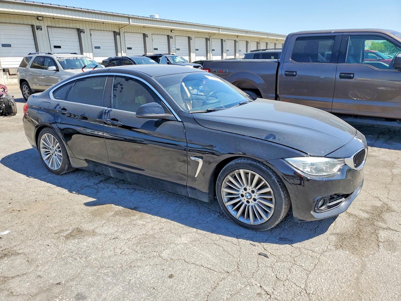 2015 Bmw 435 I Gran Coupe Black vin: WBA4B1C59FD954737