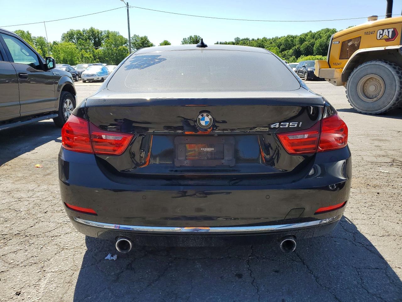 2015 Bmw 435 I Gran Coupe Black vin: WBA4B1C59FD954737