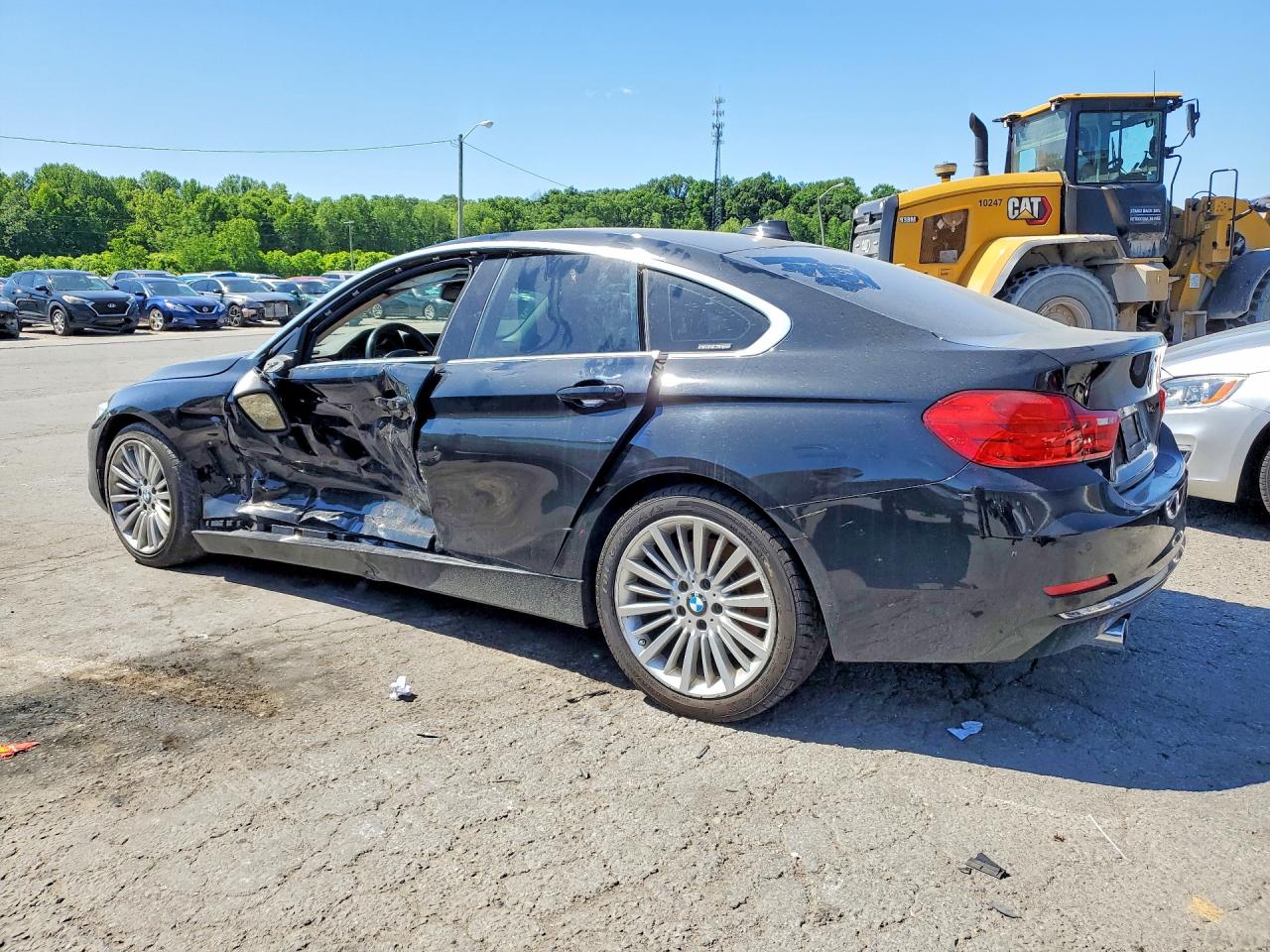 2015 Bmw 435 I Gran Coupe Black vin: WBA4B1C59FD954737