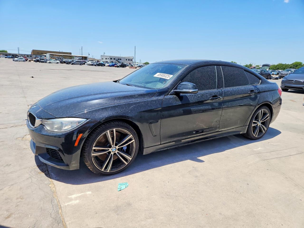 2015 Bmw 435 I Gran Coupe Black vin: WBA4B1C59FD954981