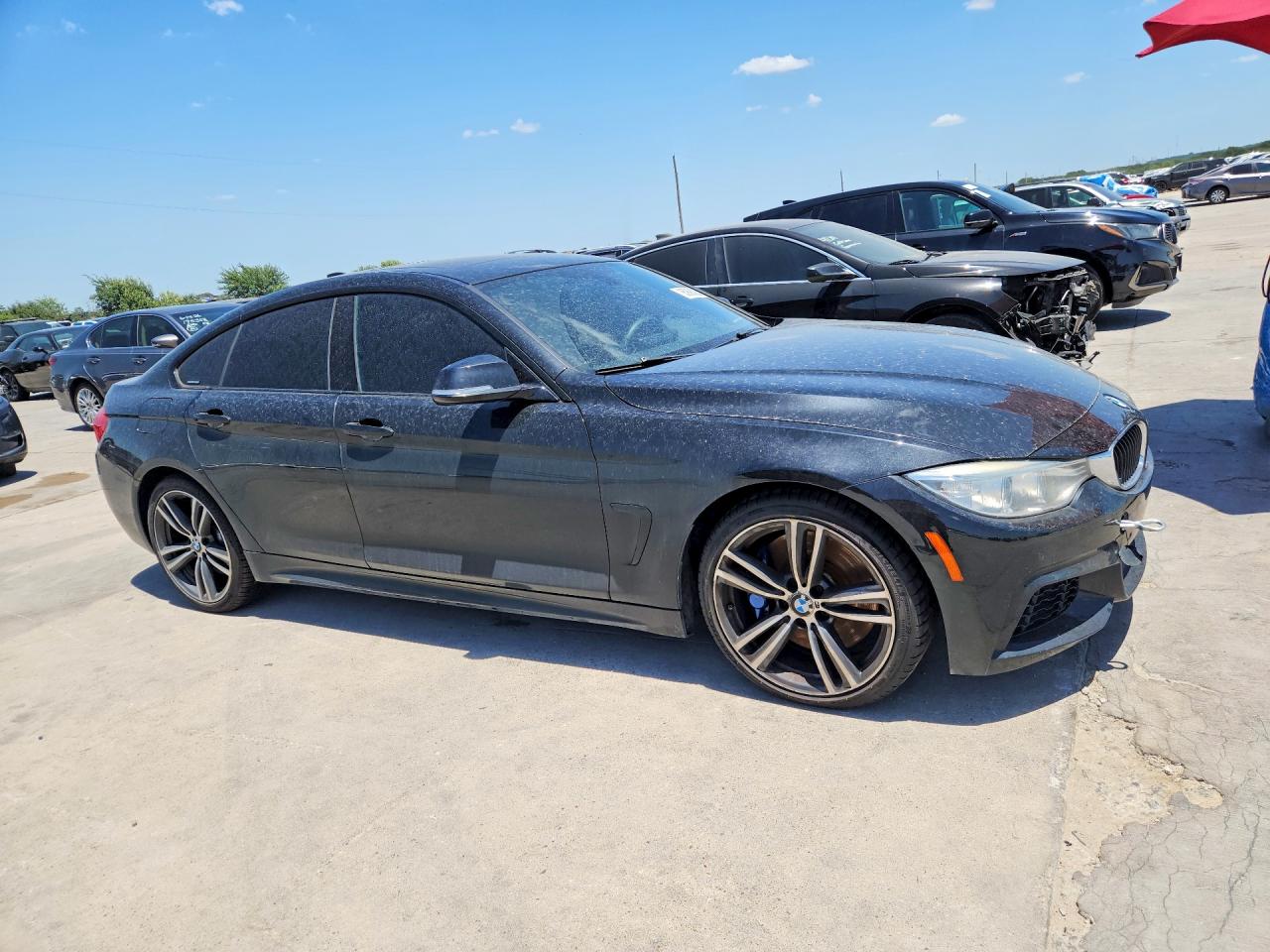2015 Bmw 435 I Gran Coupe Черный vin: WBA4B1C59FD954981