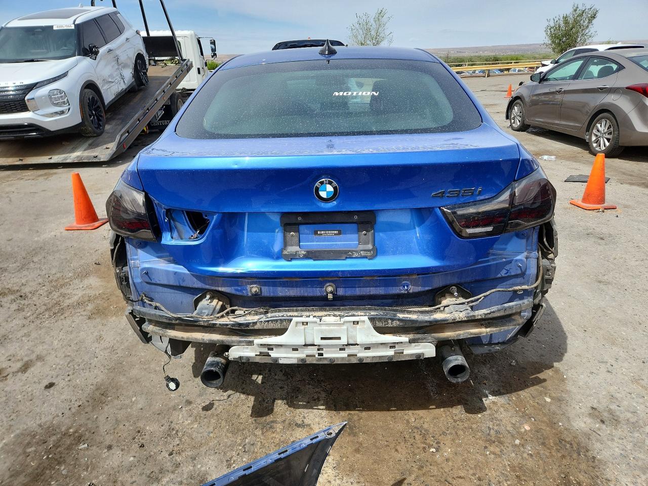 2015 Bmw 435 I Gran Coupe Blue vin: WBA4B1C59FD955192