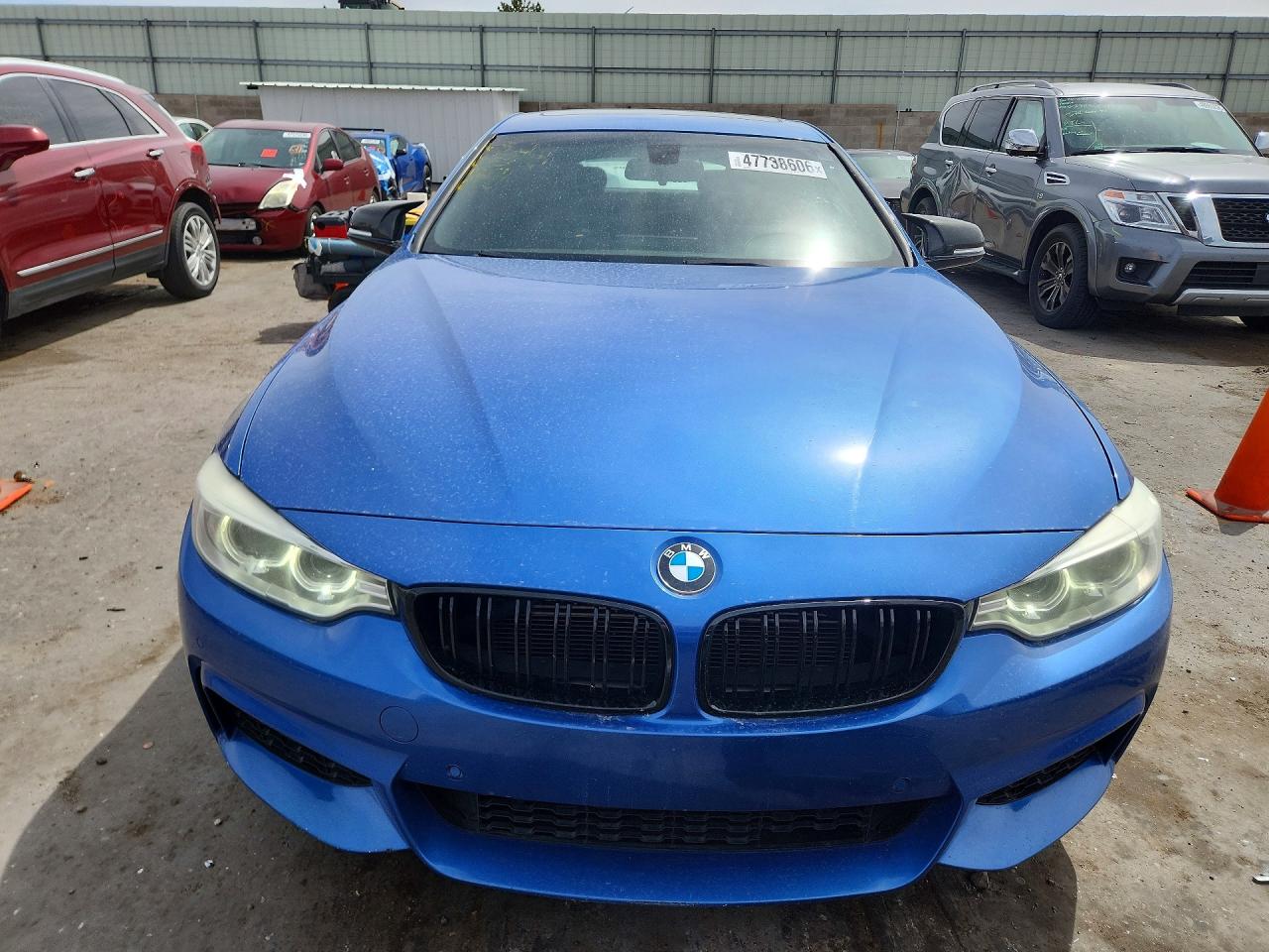 2015 Bmw 435 I Gran Coupe Blue vin: WBA4B1C59FD955192