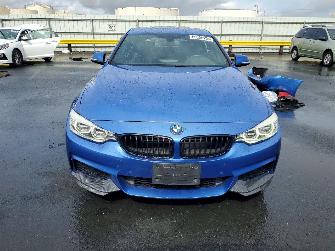 2015 Bmw 435 I Gran Coupe Blue vin: WBA4B1C59FG241397