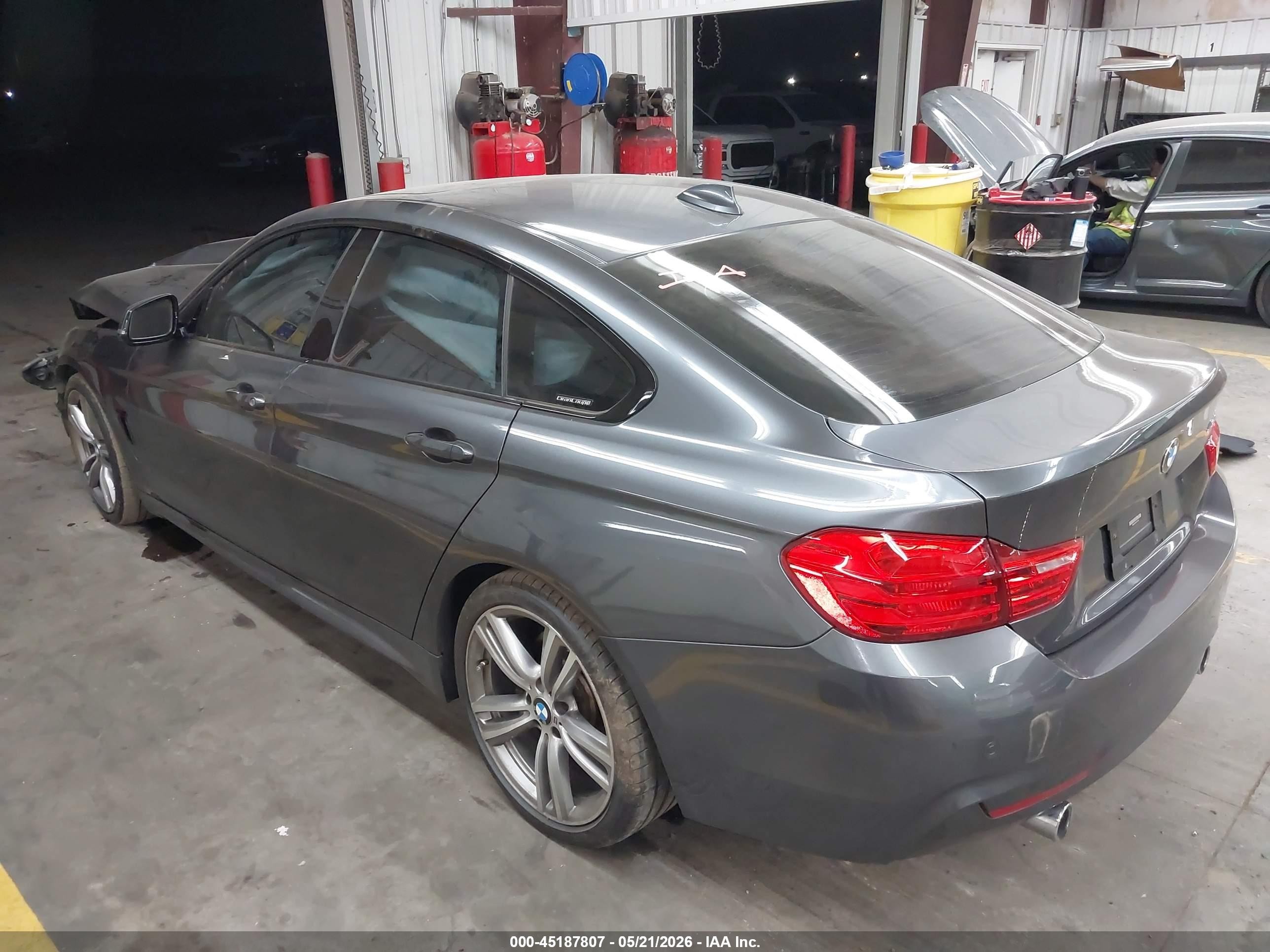 2015 Bmw 435i Gran Coupe   Gray vin: WBA4B1C5XFG241263
