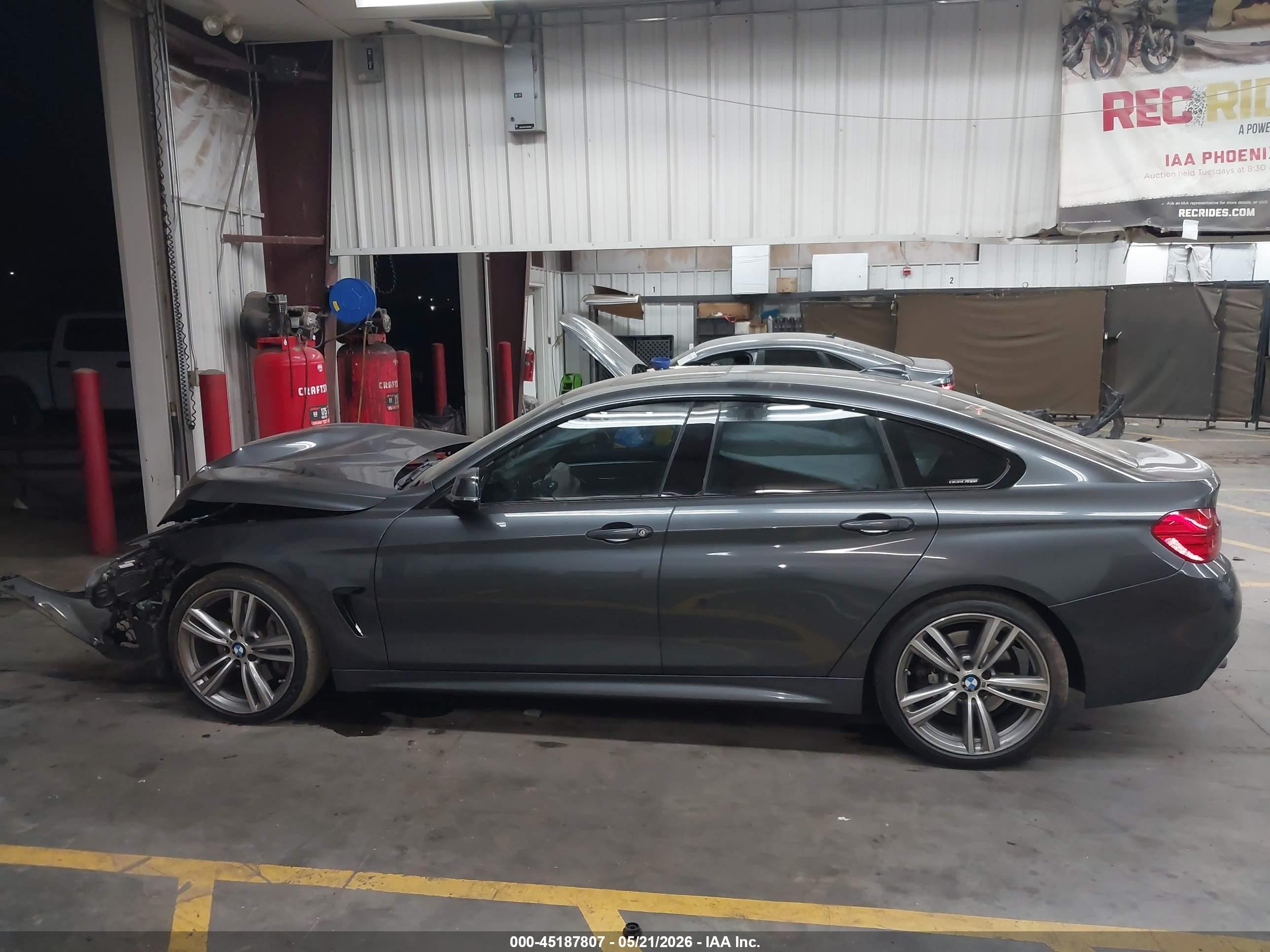 2015 Bmw 435i Gran Coupe   Gray vin: WBA4B1C5XFG241263