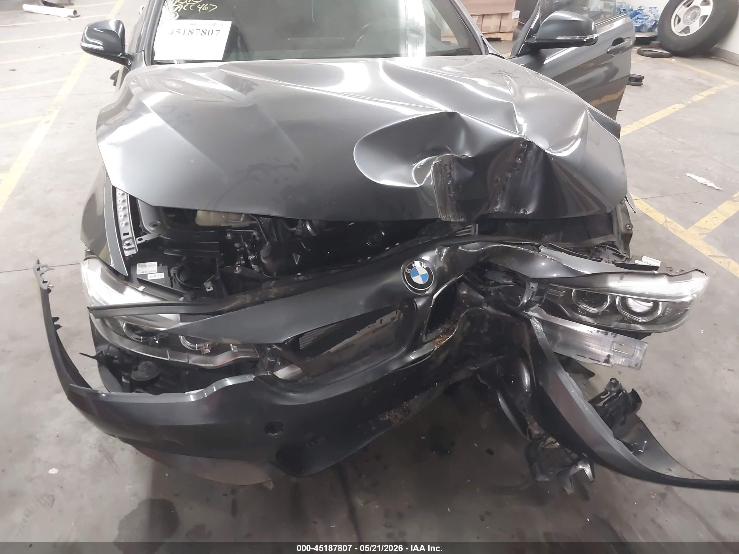 2015 Bmw 435i Gran Coupe   Gray vin: WBA4B1C5XFG241263