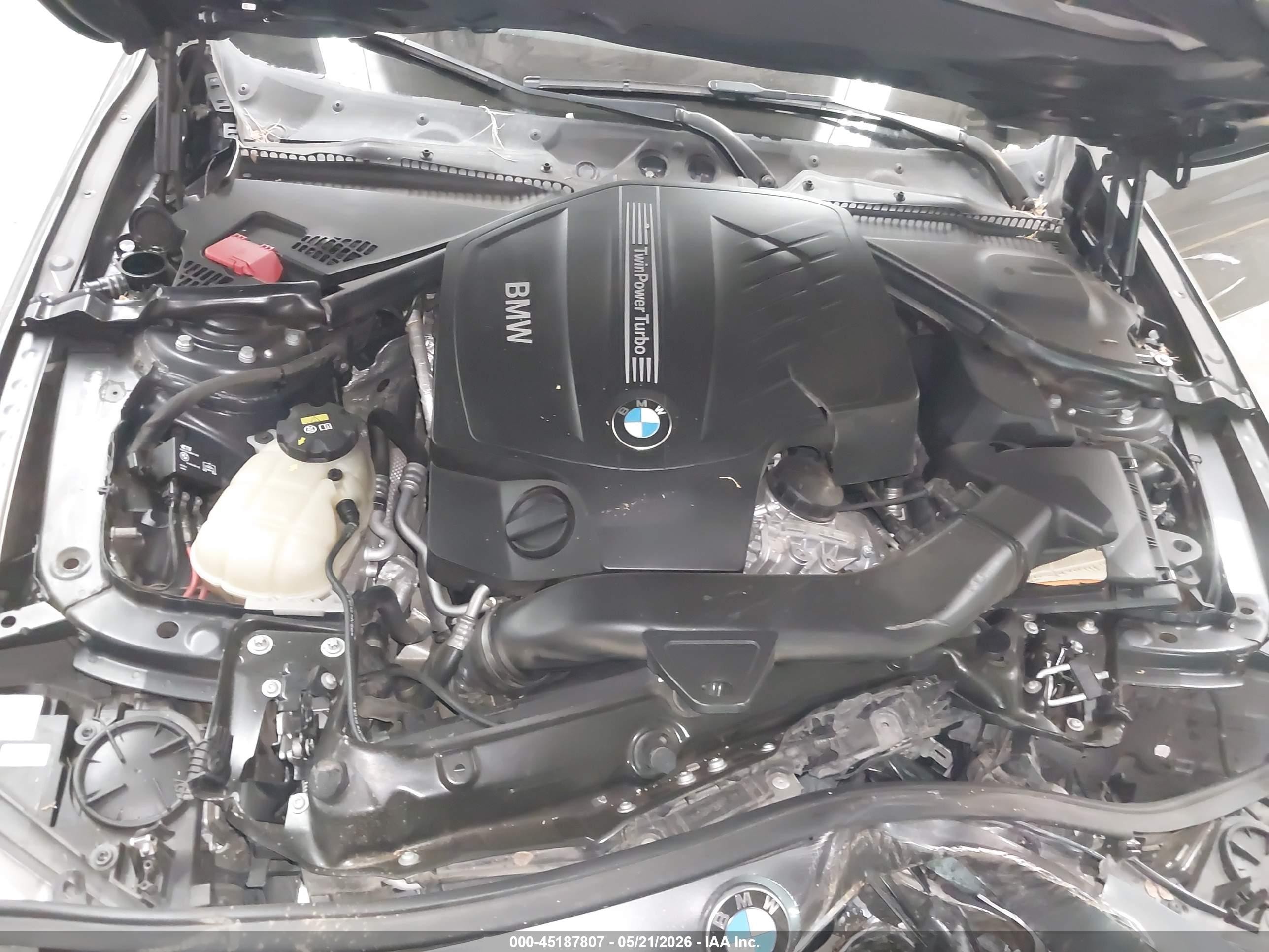 2015 Bmw 435i Gran Coupe   Gray vin: WBA4B1C5XFG241263