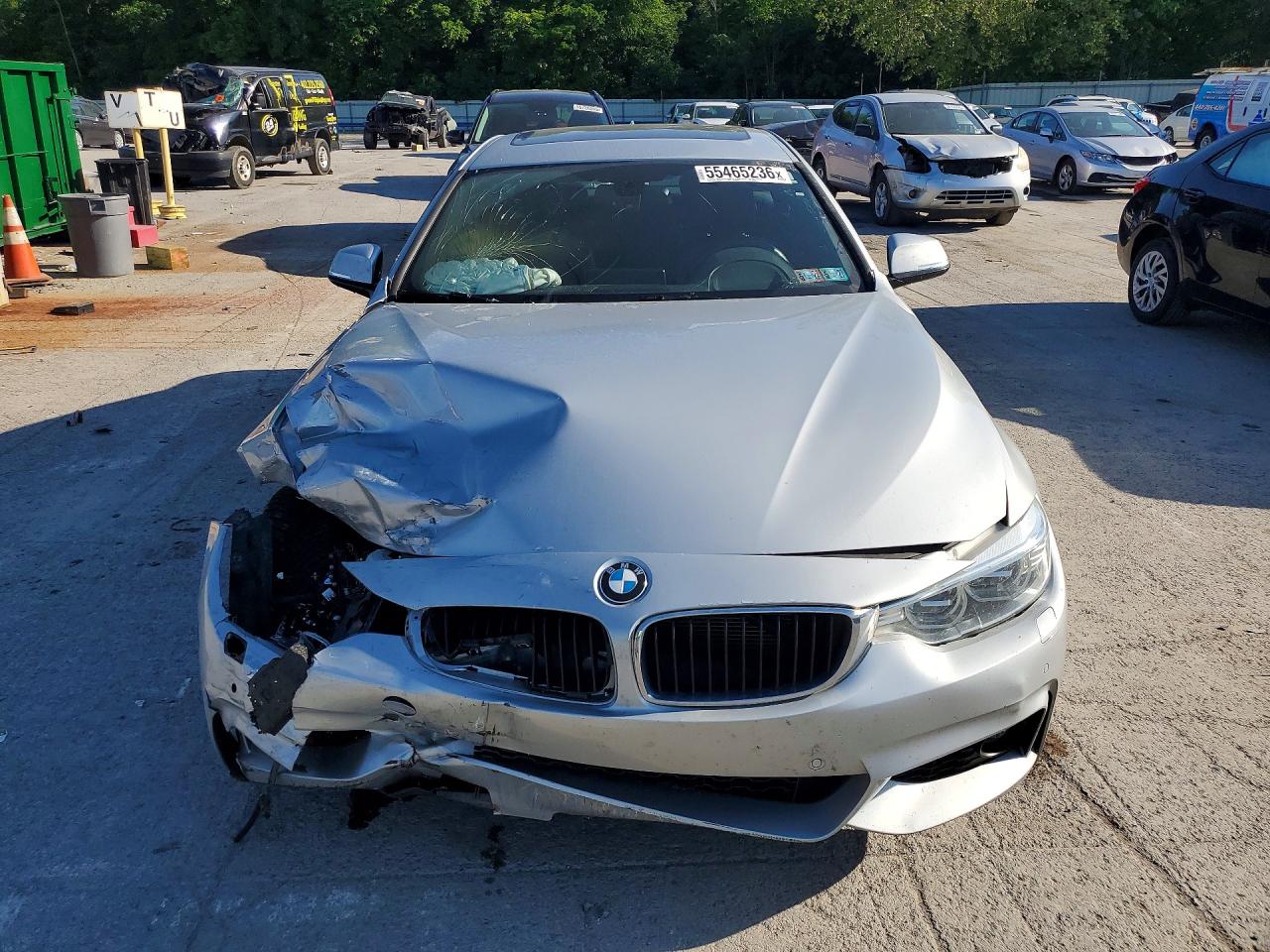 2016 Bmw 435 Xi Gran Coupe Silver vin: WBA4B3C50GG527863