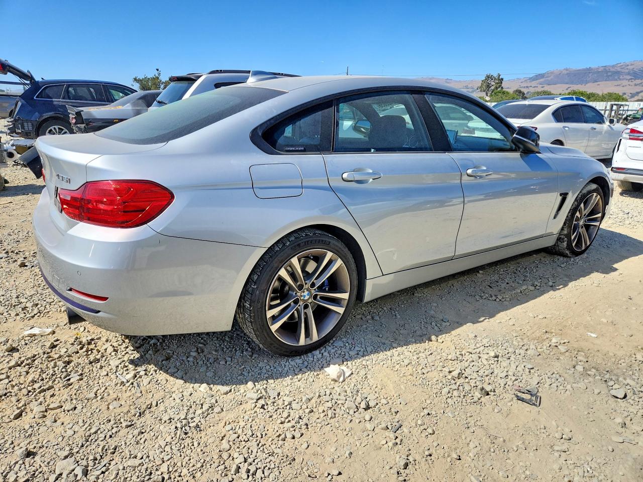 2015 Bmw 435 Xi Gran Coupe Silver vin: WBA4B3C51FD669574
