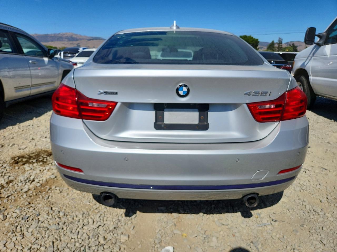 2015 Bmw 435 Xi Gran Coupe Silver vin: WBA4B3C51FD669574