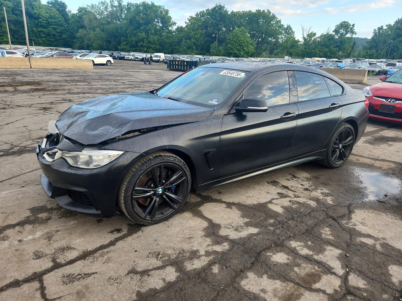 2015 Bmw 435 Xi Gran Coupe Black vin: WBA4B3C53FD670418