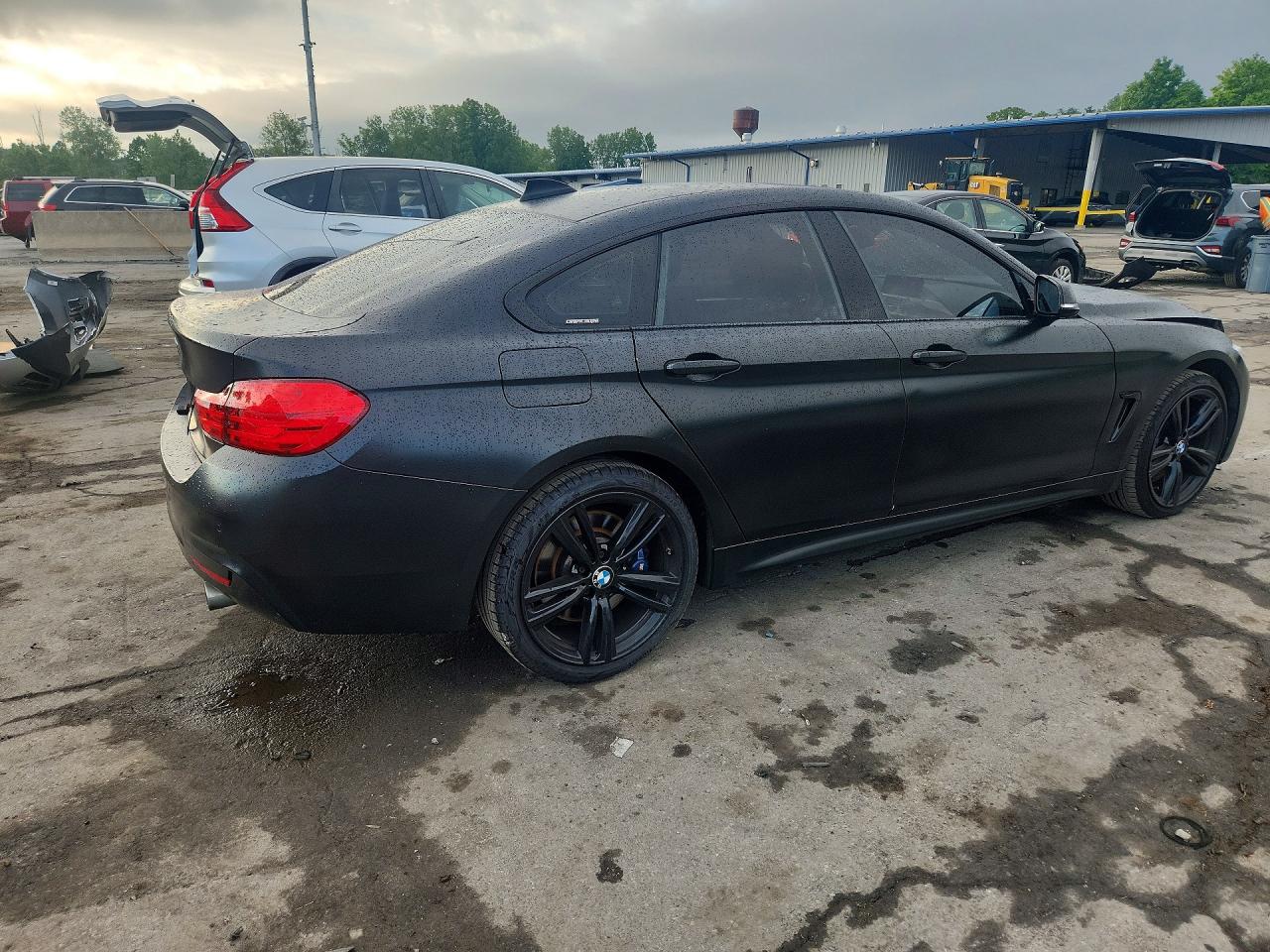 2015 Bmw 435 Xi Gran Coupe Black vin: WBA4B3C53FD670418