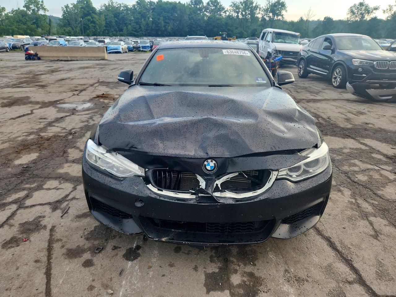 2015 Bmw 435 Xi Gran Coupe Black vin: WBA4B3C53FD670418