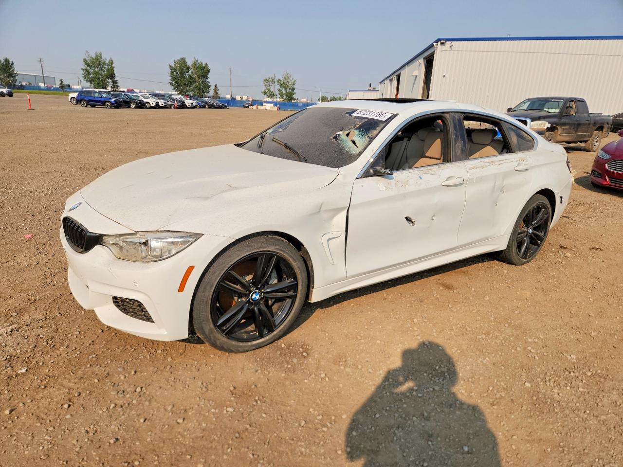 2015 Bmw 435 Xi Gran Coupe Белый vin: WBA4B3C54FD669942
