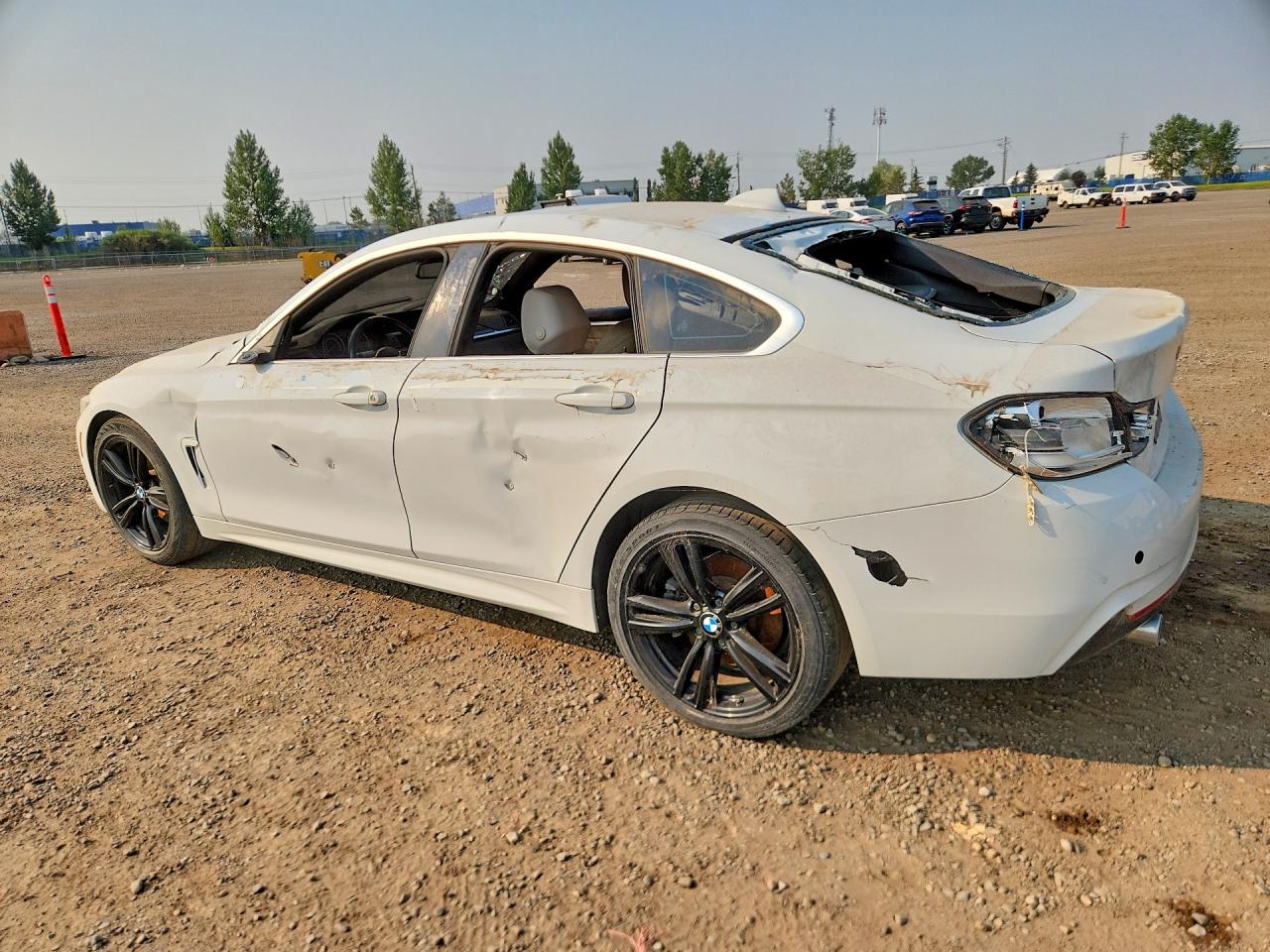 2015 Bmw 435 Xi Gran Coupe Белый vin: WBA4B3C54FD669942