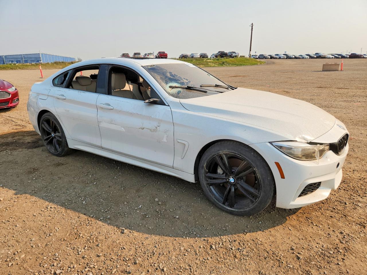 2015 Bmw 435 Xi Gran Coupe Белый vin: WBA4B3C54FD669942