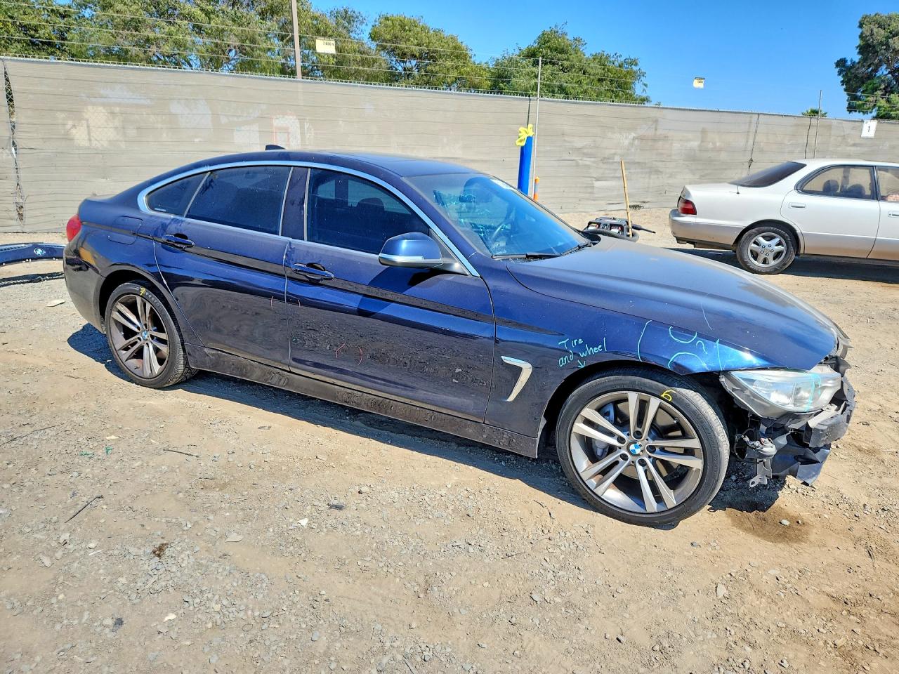 2016 Bmw 435 Xi Gran Coupe Синий vin: WBA4B3C54GG344076