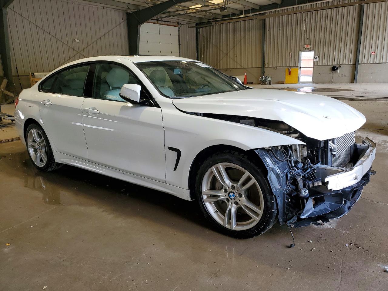 2015 Bmw 435 Xi Gran Coupe White vin: WBA4B3C55FD669576