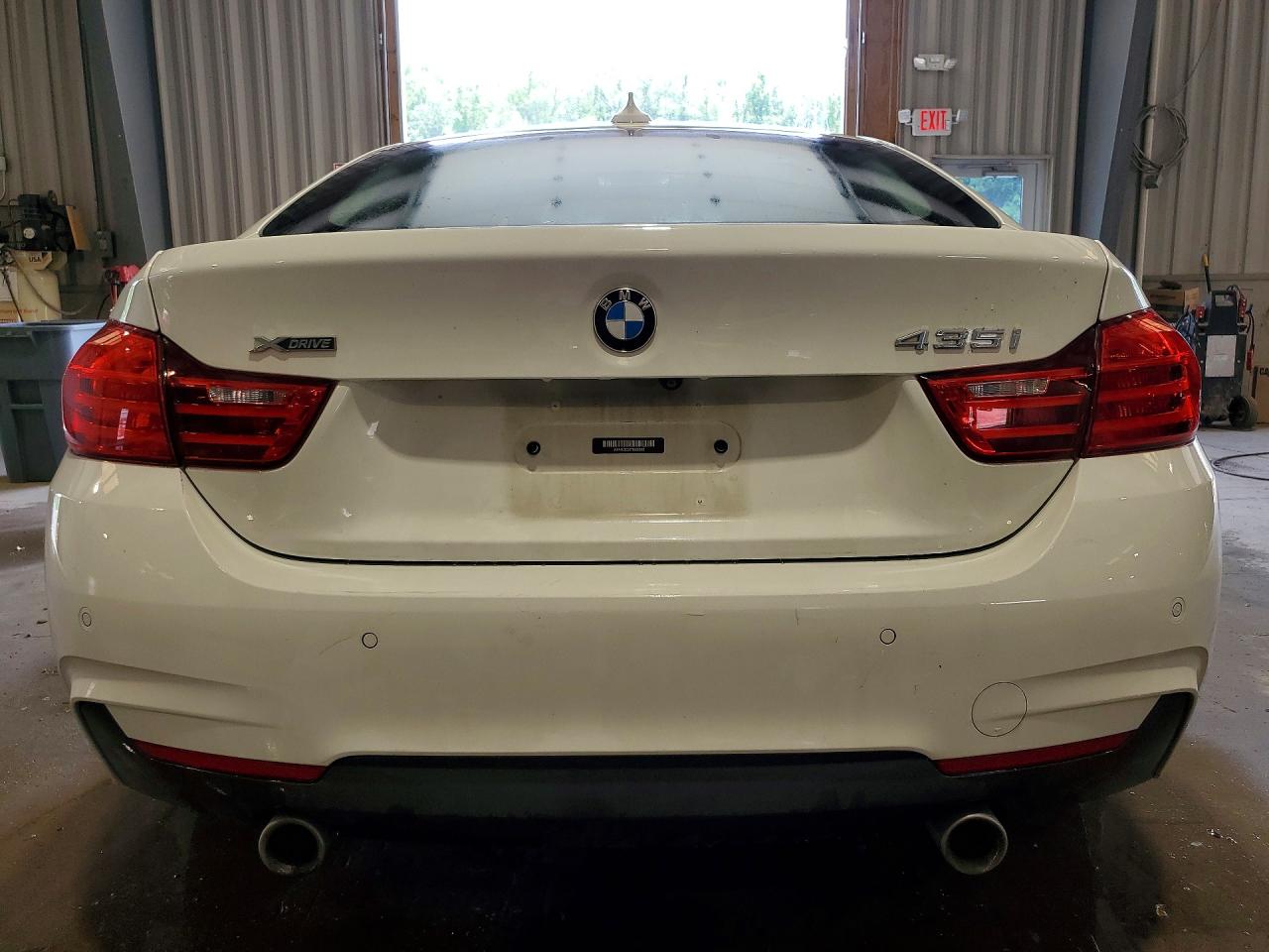 2015 Bmw 435 Xi Gran Coupe White vin: WBA4B3C55FD669576