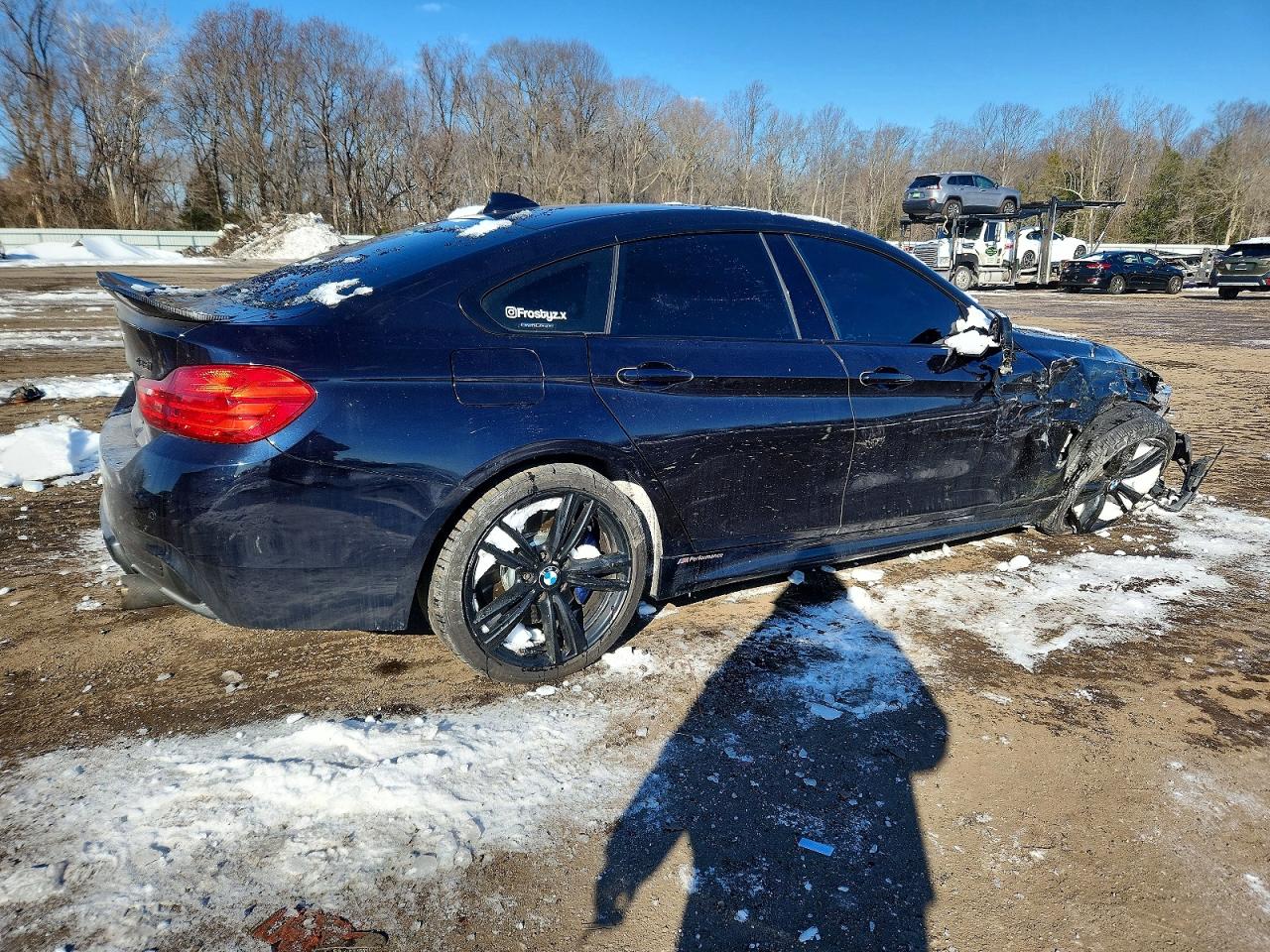 2015 Bmw 435 Xi Gran Coupe Black vin: WBA4B3C55FGV48111