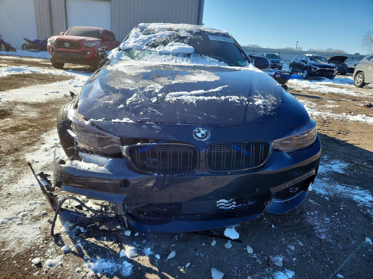 2015 Bmw 435 Xi Gran Coupe Black vin: WBA4B3C55FGV48111