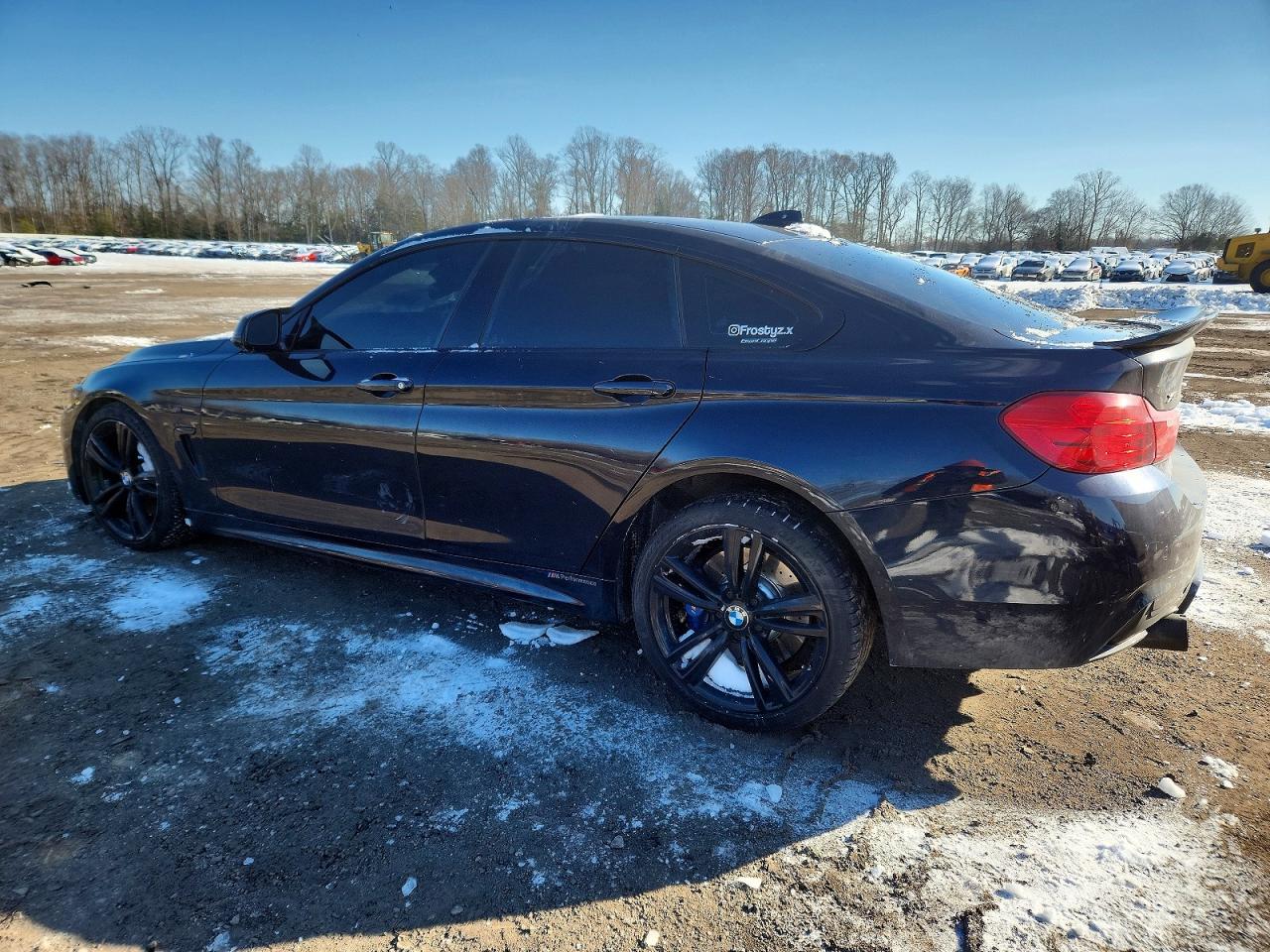 2015 Bmw 435 Xi Gran Coupe Black vin: WBA4B3C55FGV48111