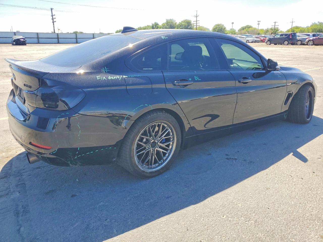 2015 Bmw 435 Xi Gran Coupe Black vin: WBA4B3C56FD670154
