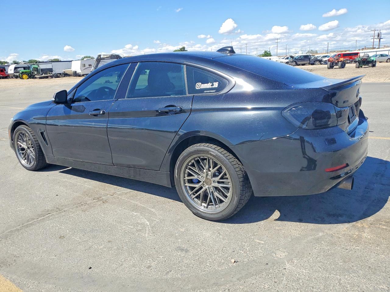 2015 Bmw 435 Xi Gran Coupe Black vin: WBA4B3C56FD670154