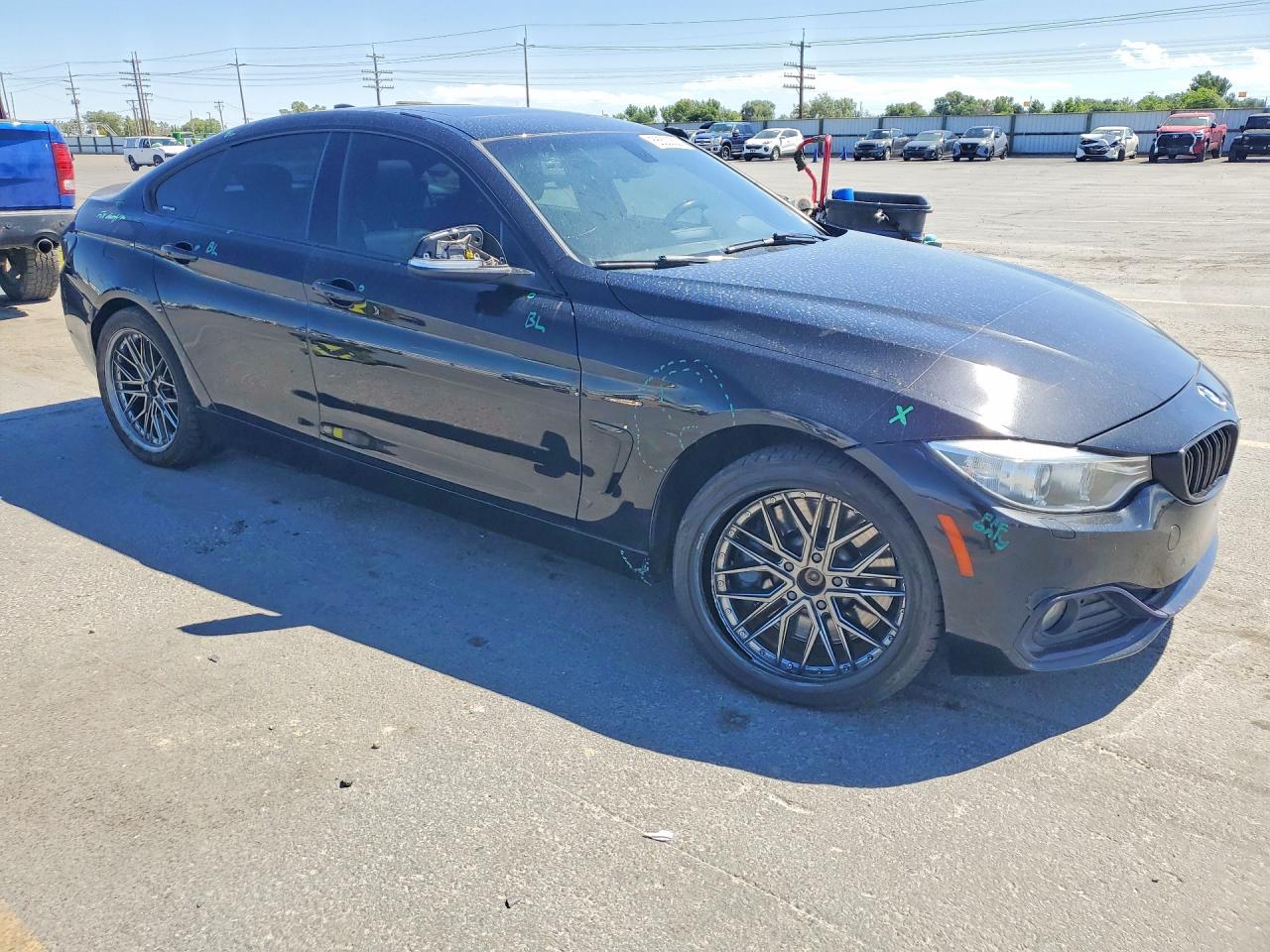 2015 Bmw 435 Xi Gran Coupe Black vin: WBA4B3C56FD670154