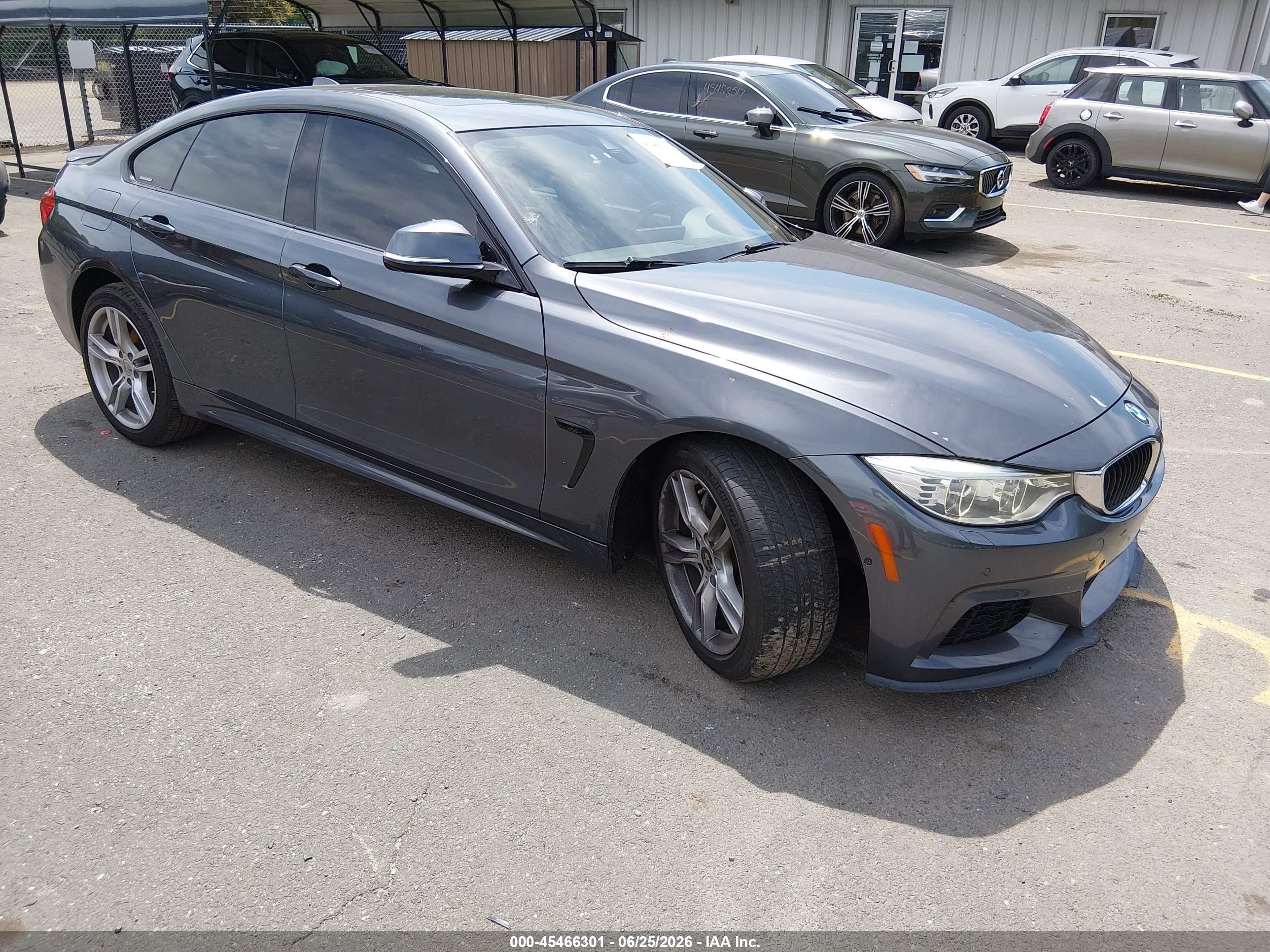 2015 Bmw 435i Gran Coupe Xdrive Gray vin: WBA4B3C56FD670445