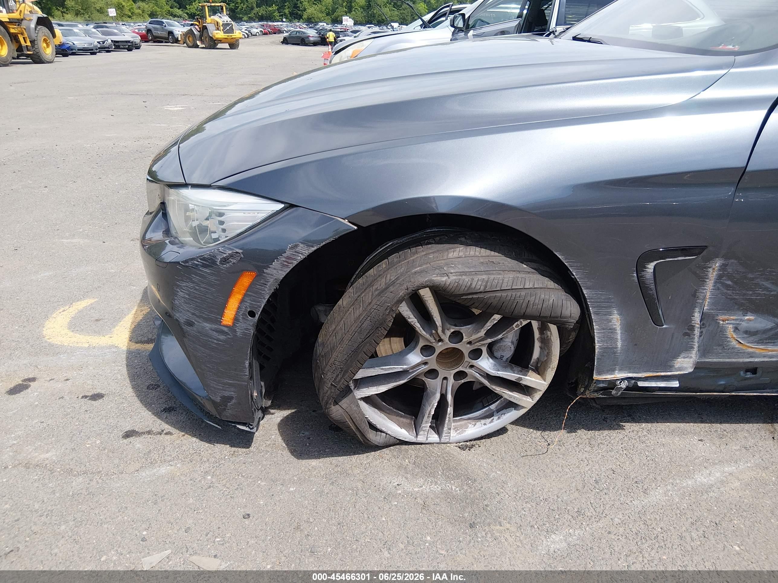 2015 Bmw 435i Gran Coupe Xdrive Gray vin: WBA4B3C56FD670445