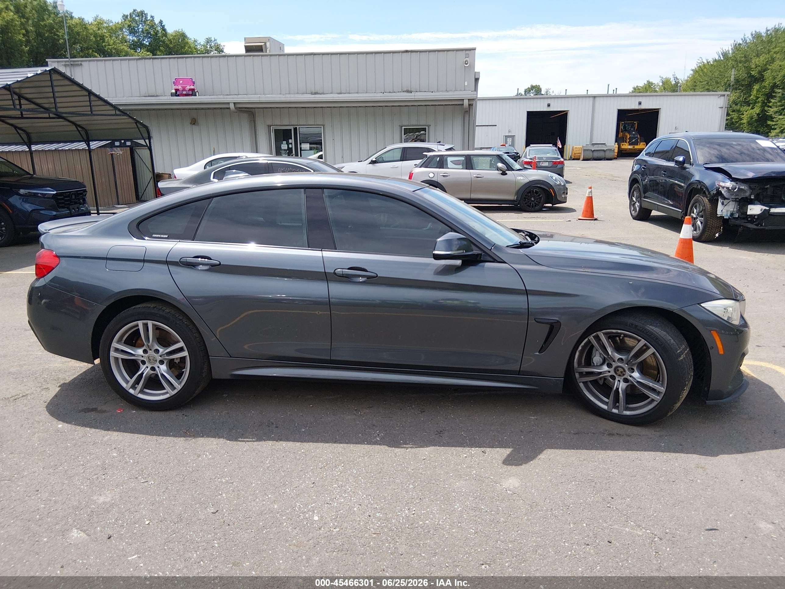 2015 Bmw 435i Gran Coupe Xdrive Gray vin: WBA4B3C56FD670445