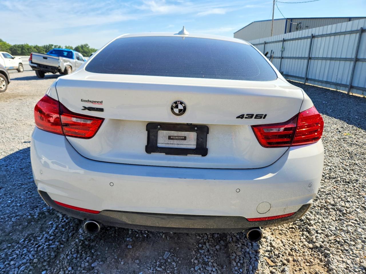 2015 Bmw 435 Xi Gran Coupe White vin: WBA4B3C56FGV48277