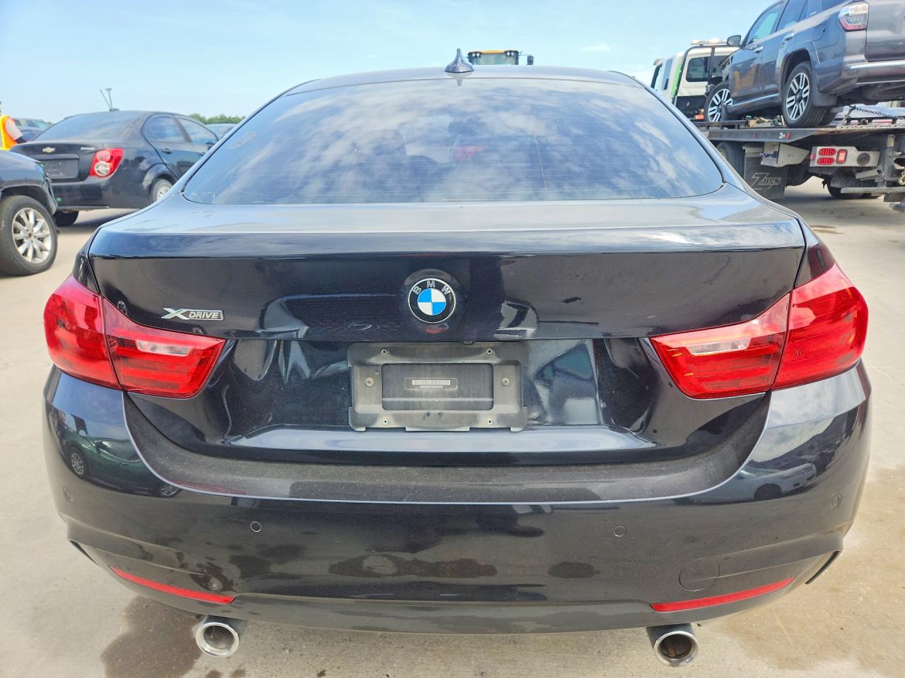 2015 Bmw 435 Xi Gran Coupe Black vin: WBA4B3C57FD670258