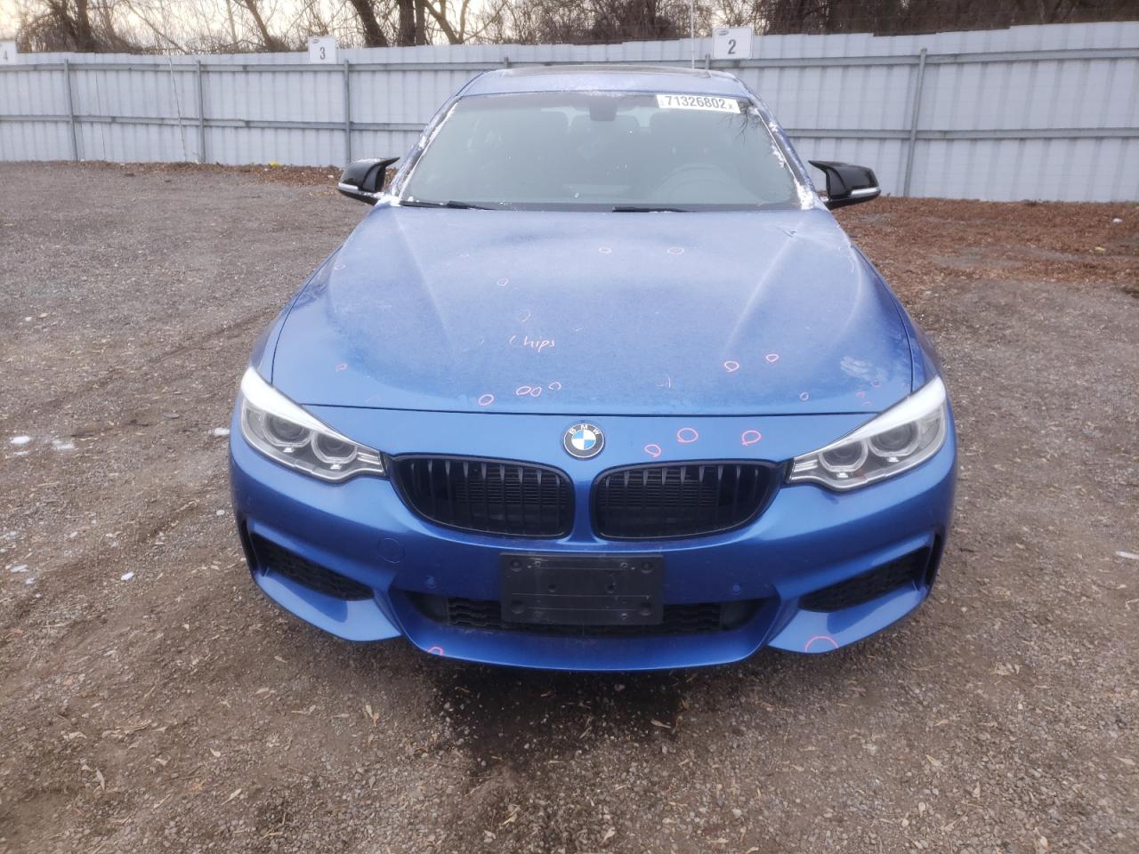 2015 Bmw 435 Xi Gran Coupe Blue vin: WBA4B3C59FGV48600