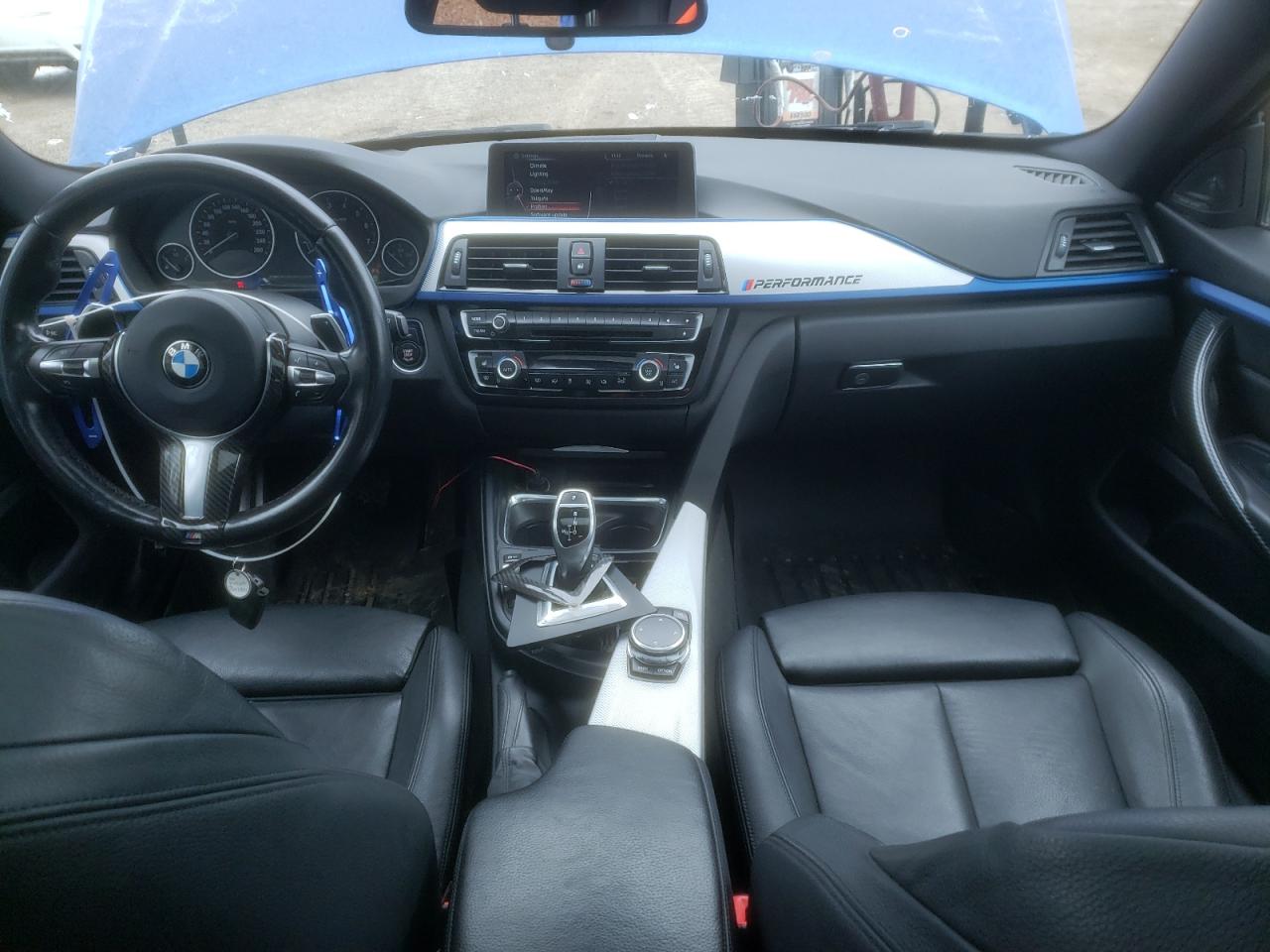 2015 Bmw 435 Xi Gran Coupe Blue vin: WBA4B3C59FGV48600