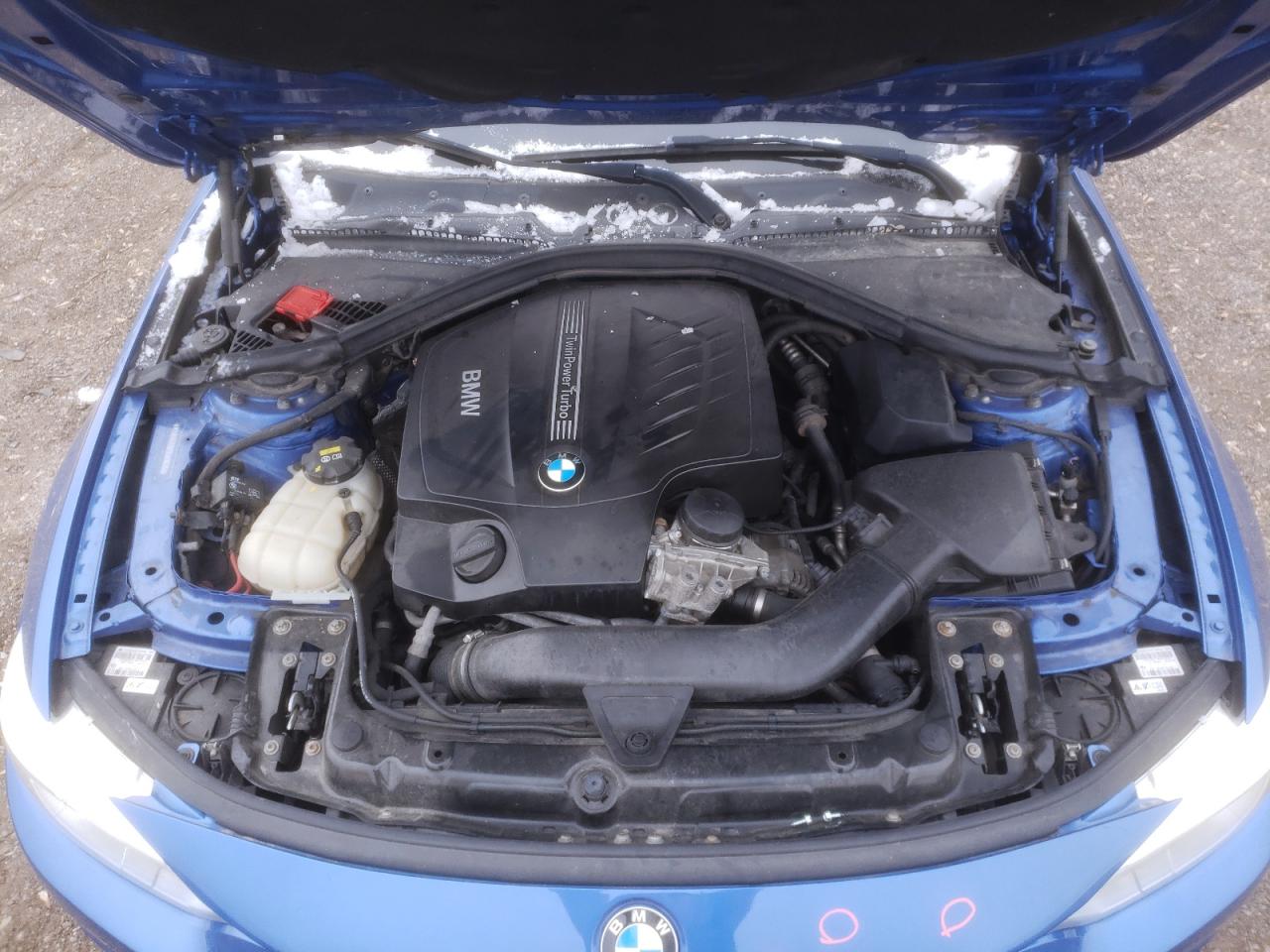 2015 Bmw 435 Xi Gran Coupe Blue vin: WBA4B3C59FGV48600