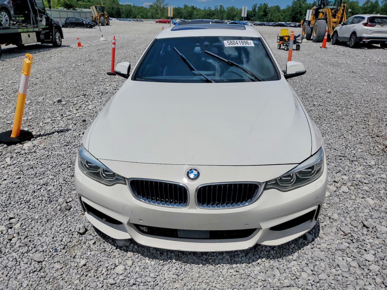 2015 Bmw 435 Xi Gran Coupe White vin: WBA4B3C5XFD669668