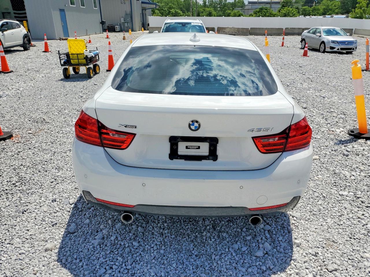 2015 Bmw 435 Xi Gran Coupe White vin: WBA4B3C5XFD669668