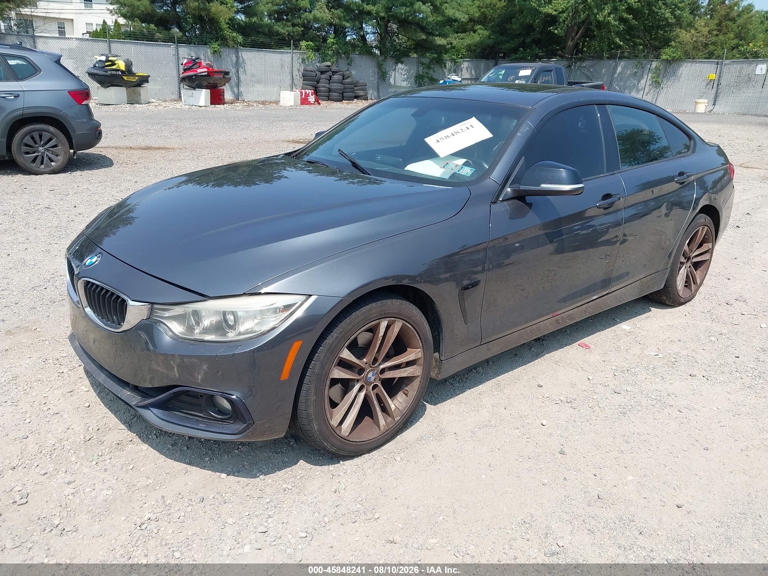 2015 Bmw 428 Gran Coupe Xdrive Gray vin: WBA4C9C50FD331602