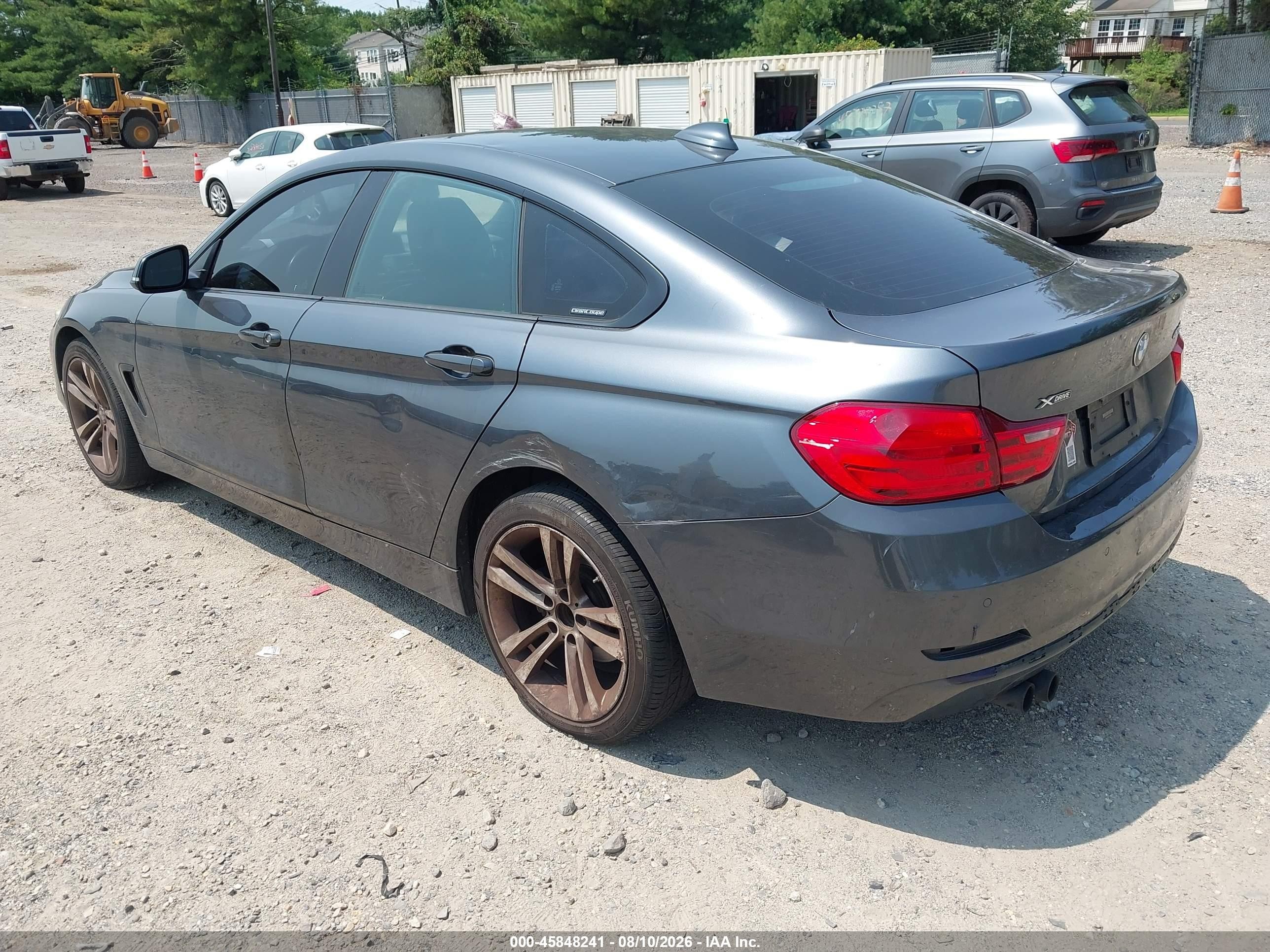 2015 Bmw 428 Gran Coupe Xdrive Gray vin: WBA4C9C50FD331602