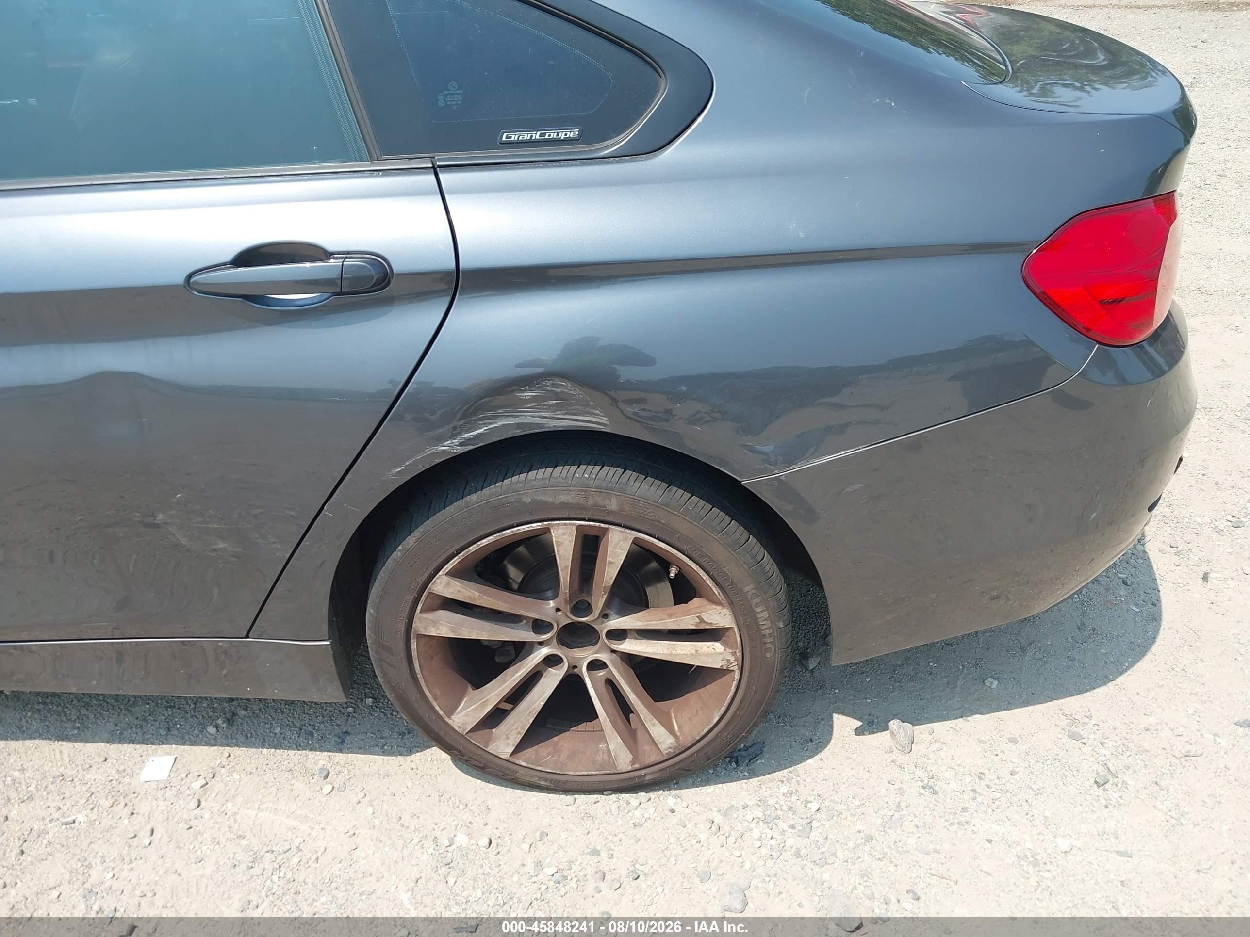 2015 Bmw 428 Gran Coupe Xdrive Gray vin: WBA4C9C50FD331602
