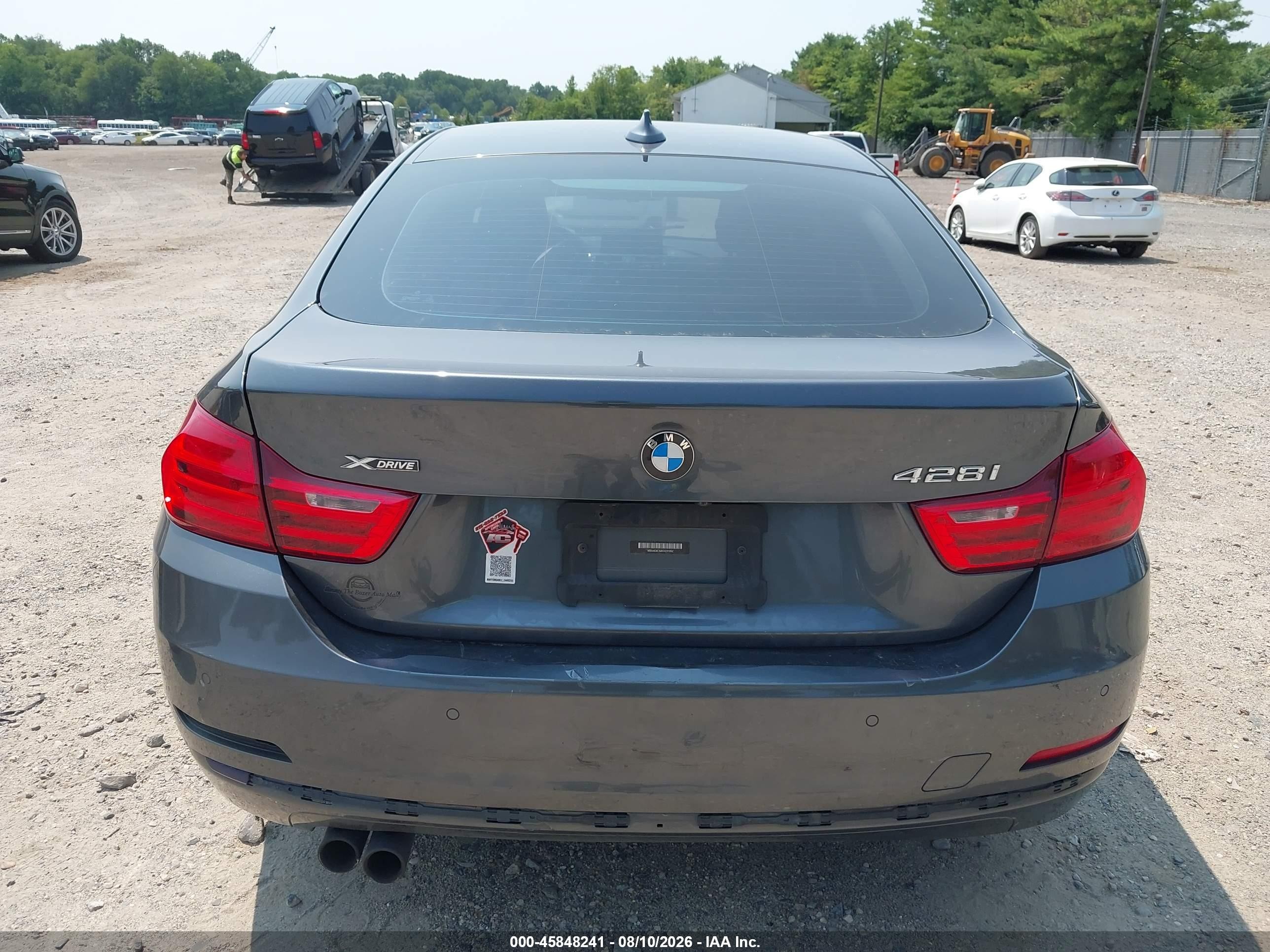 2015 Bmw 428 Gran Coupe Xdrive Gray vin: WBA4C9C50FD331602