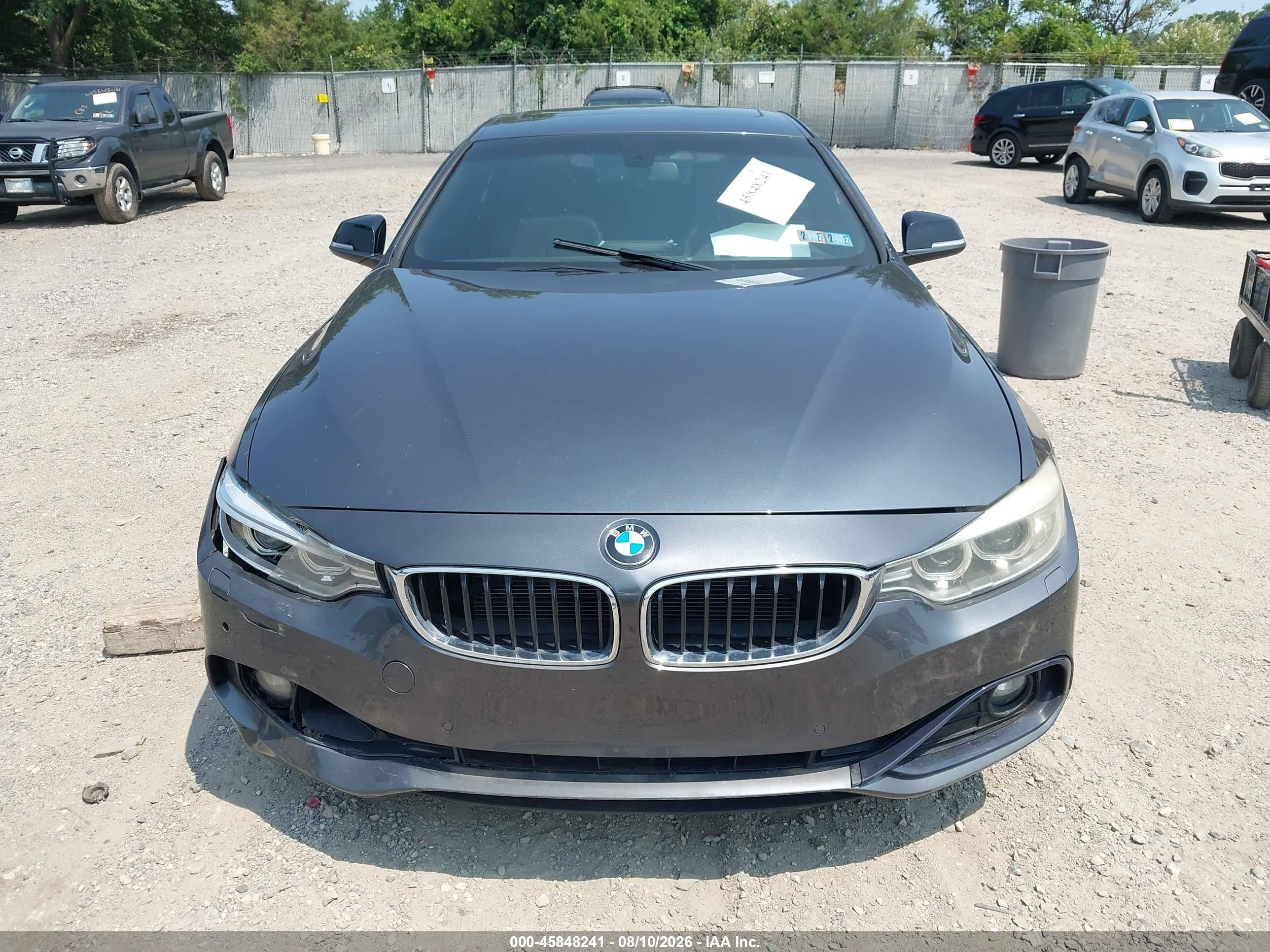 2015 Bmw 428 Gran Coupe Xdrive Gray vin: WBA4C9C50FD331602
