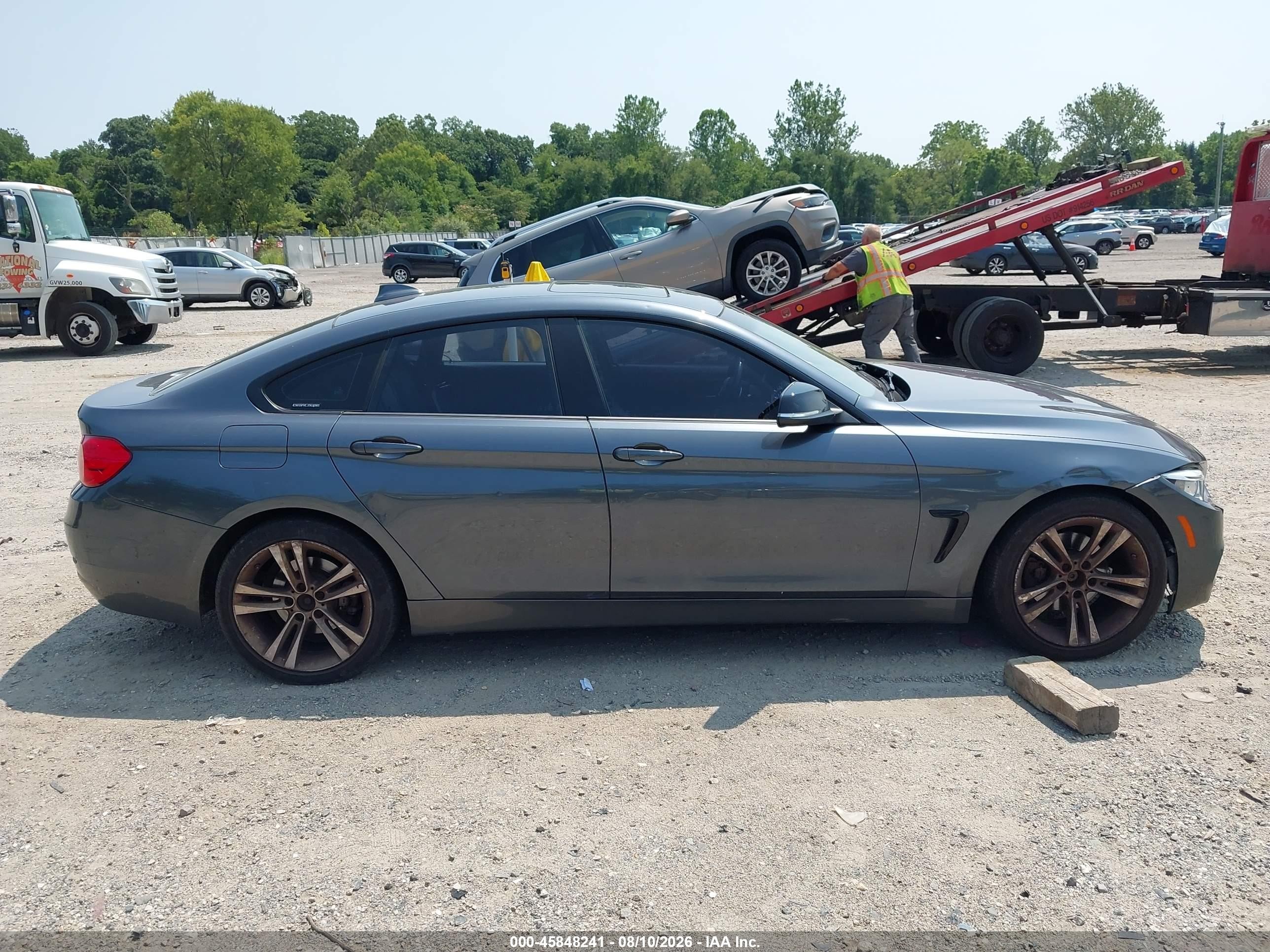 2015 Bmw 428 Gran Coupe Xdrive Gray vin: WBA4C9C50FD331602