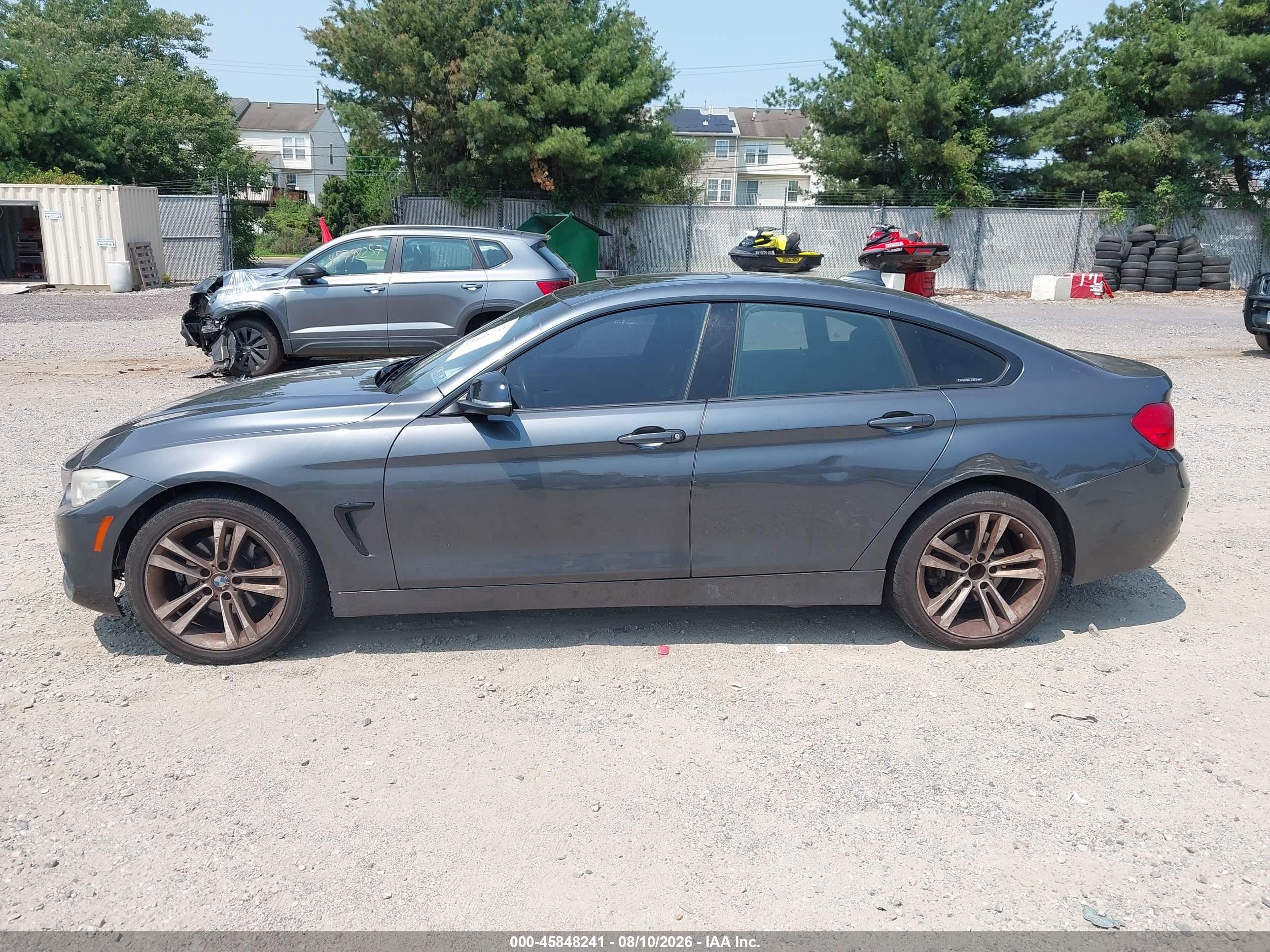 2015 Bmw 428 Gran Coupe Xdrive Gray vin: WBA4C9C50FD331602