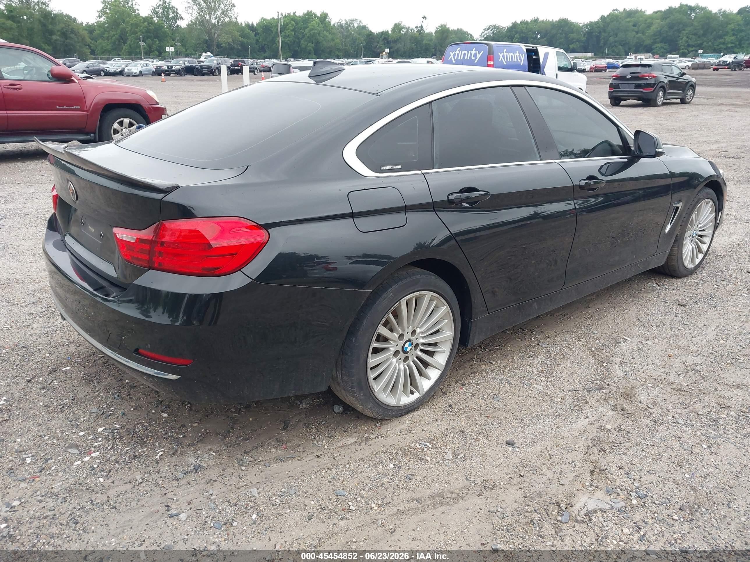 2015 Bmw 428 Gran Coupe Xdrive Black vin: WBA4C9C51FD331883