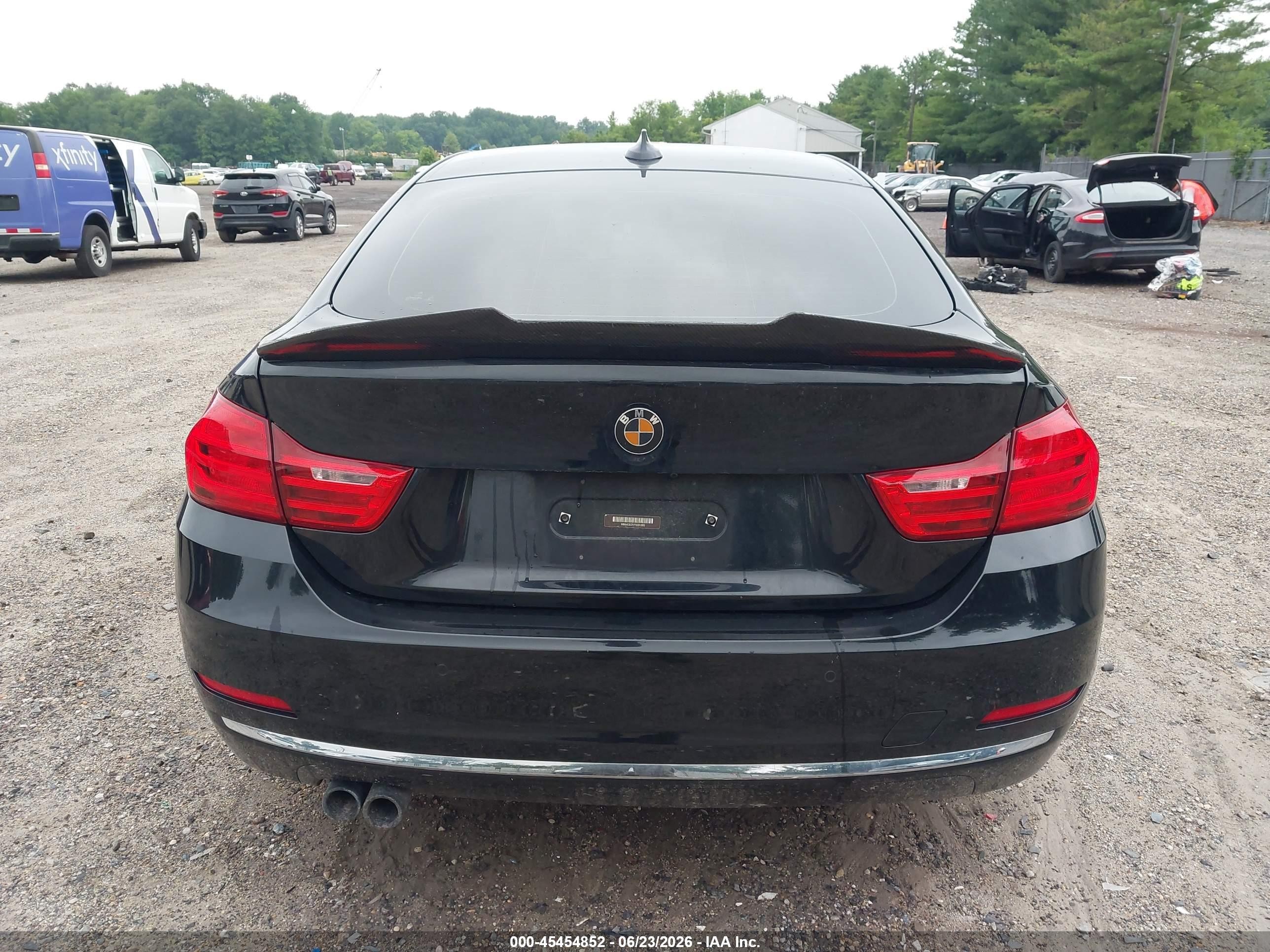 2015 Bmw 428 Gran Coupe Xdrive Black vin: WBA4C9C51FD331883